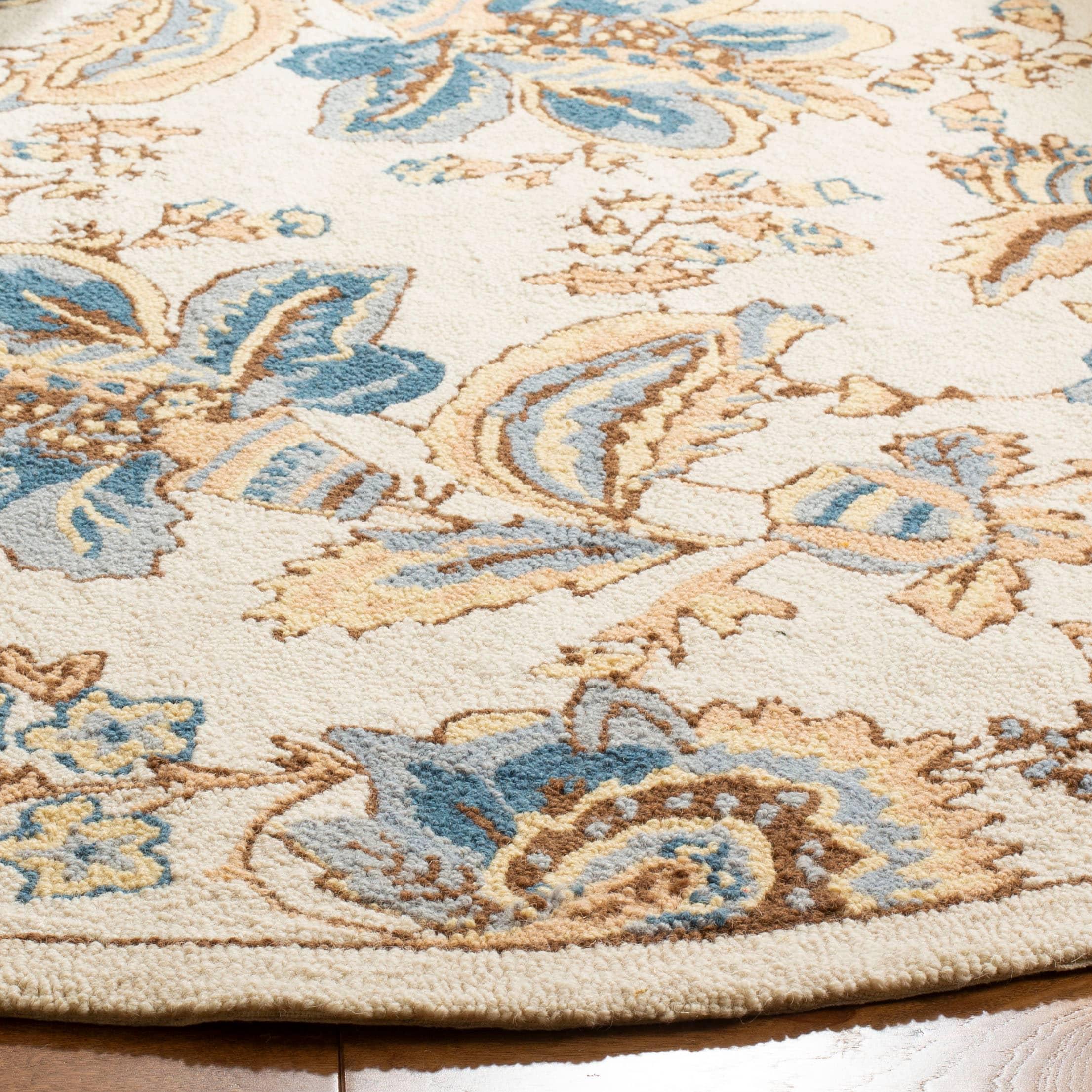 Chelsea HK309 Handmade Area Rug - 5'3"x8'3" - Ivory - Safavieh