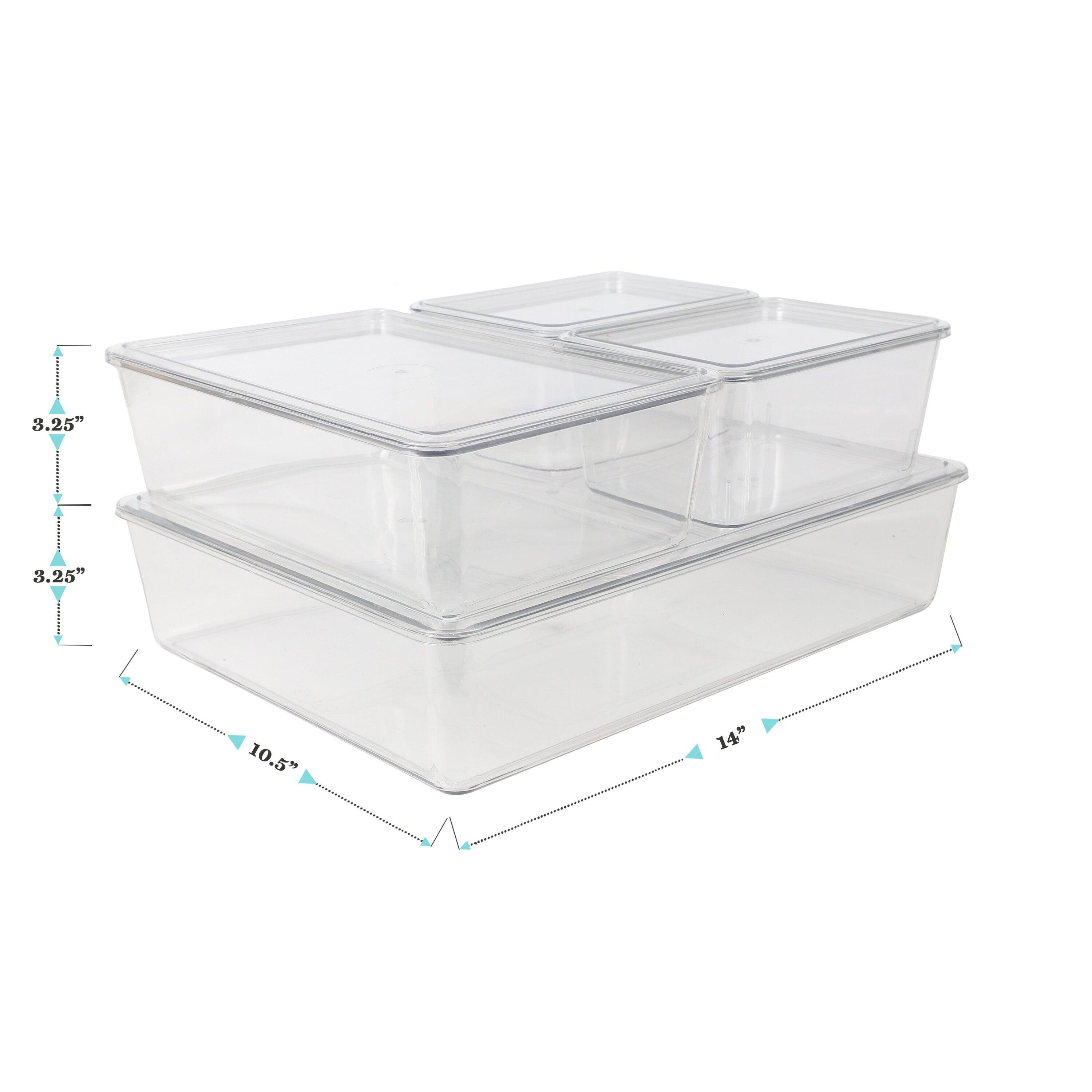 Martha Stewart Brody Premium Plastic Storage Bins With Lids