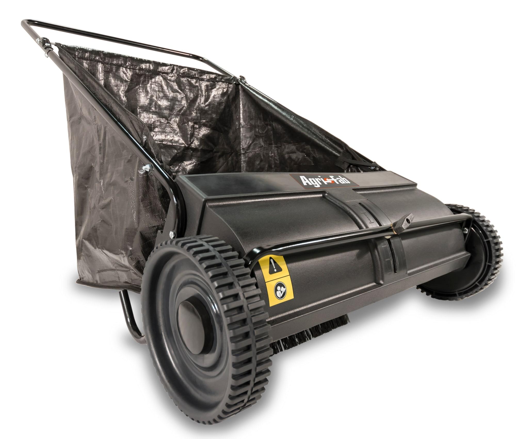 Agri-Fab 26" Black Carbon Steel Push Lawn Sweeper