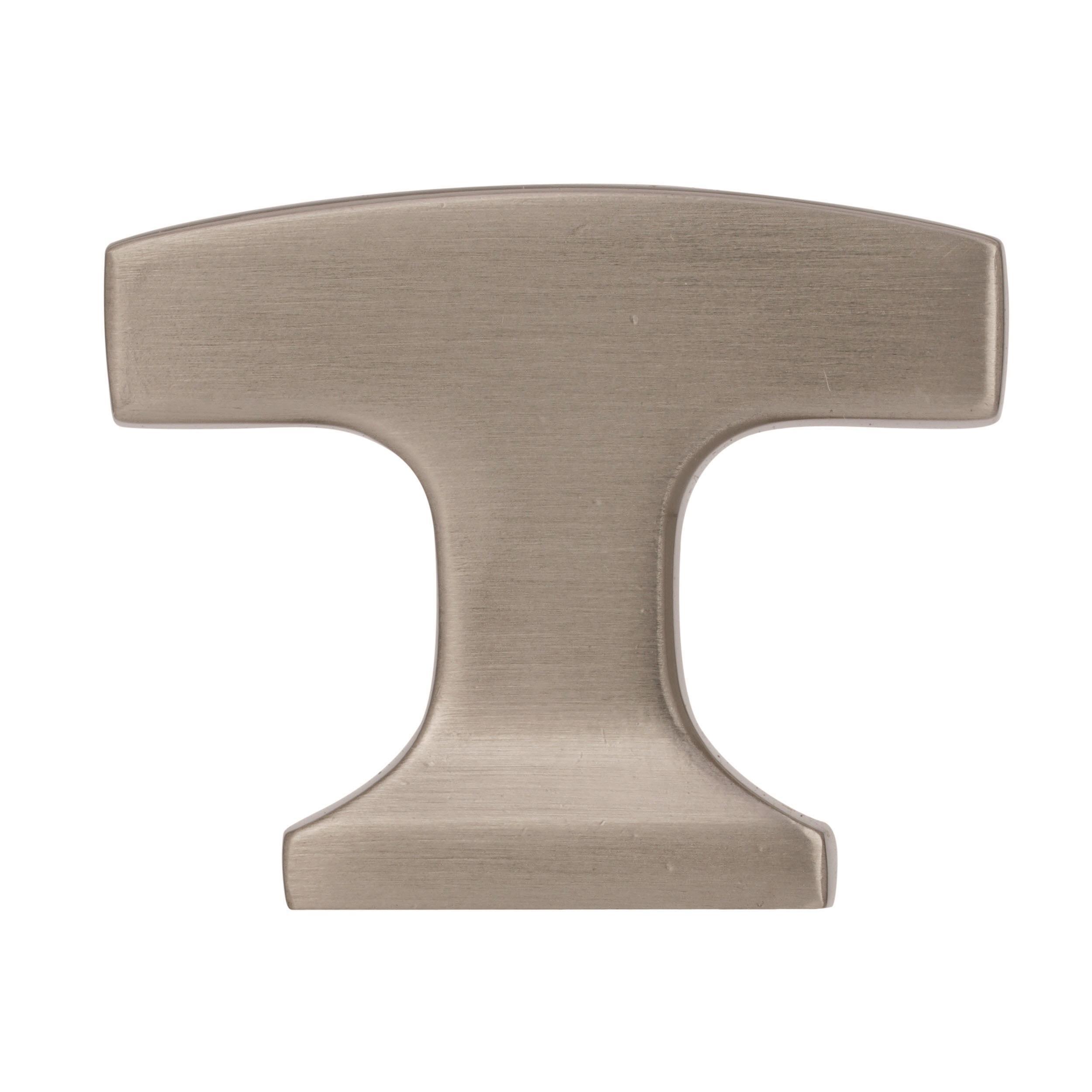 Amerock Westerly 1-5/16 inch (33mm) Length Satin Nickel Cabinet Knob