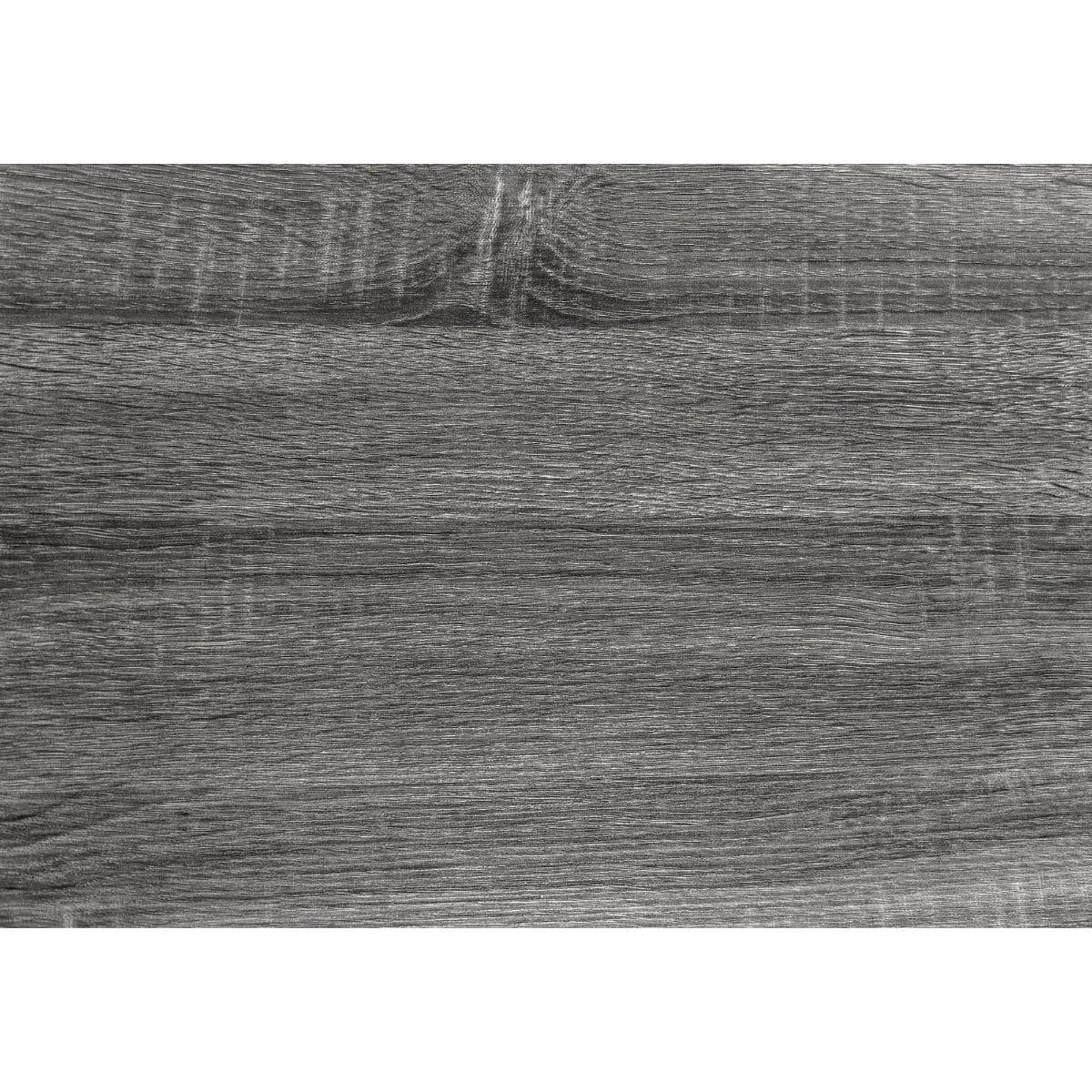 15.5" x 22.5" x 71.25" Grey White Particle Board  Bookshelf