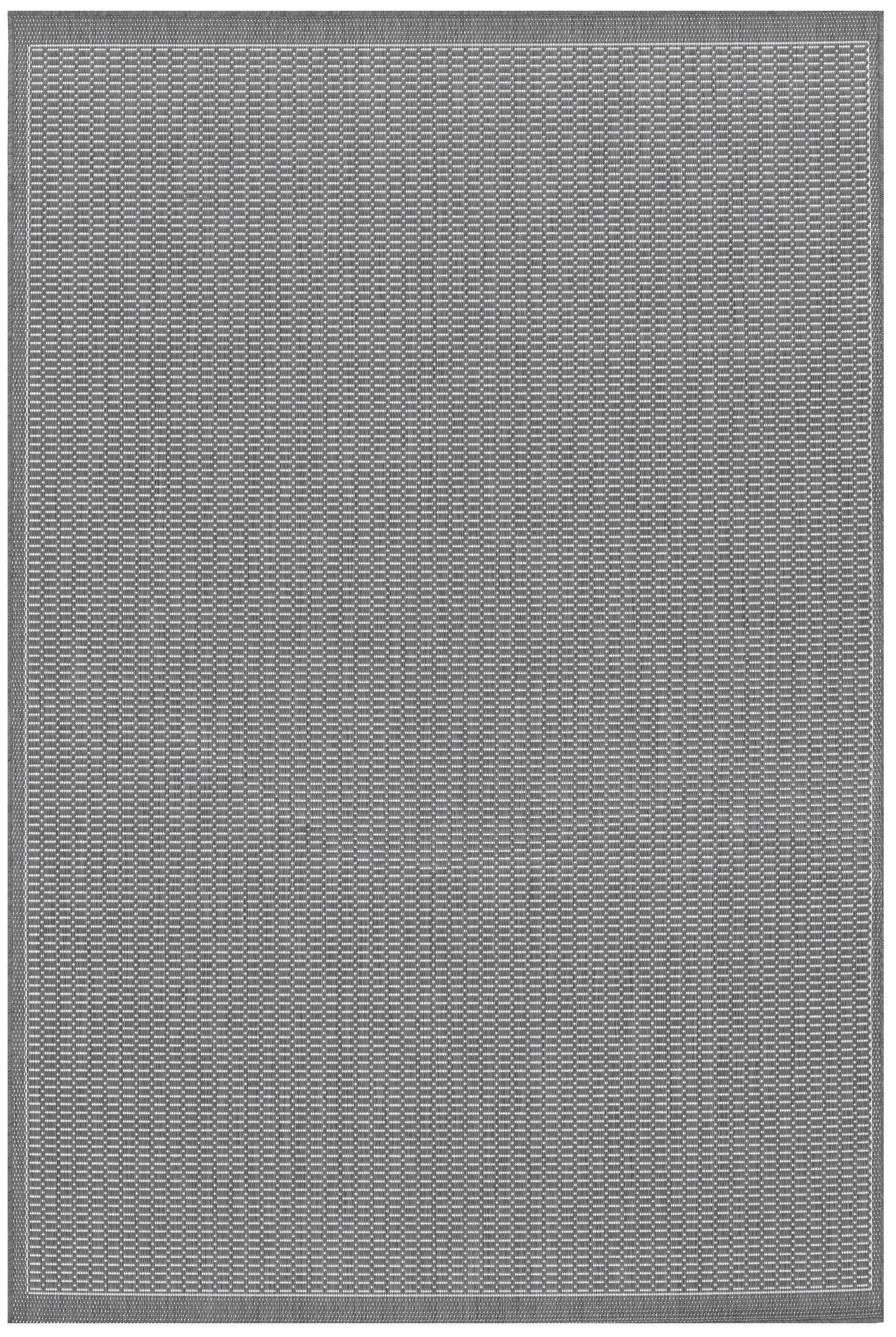 Couristan 5.25' x 7.5' Gray Rectangular Saddlestitch Rug