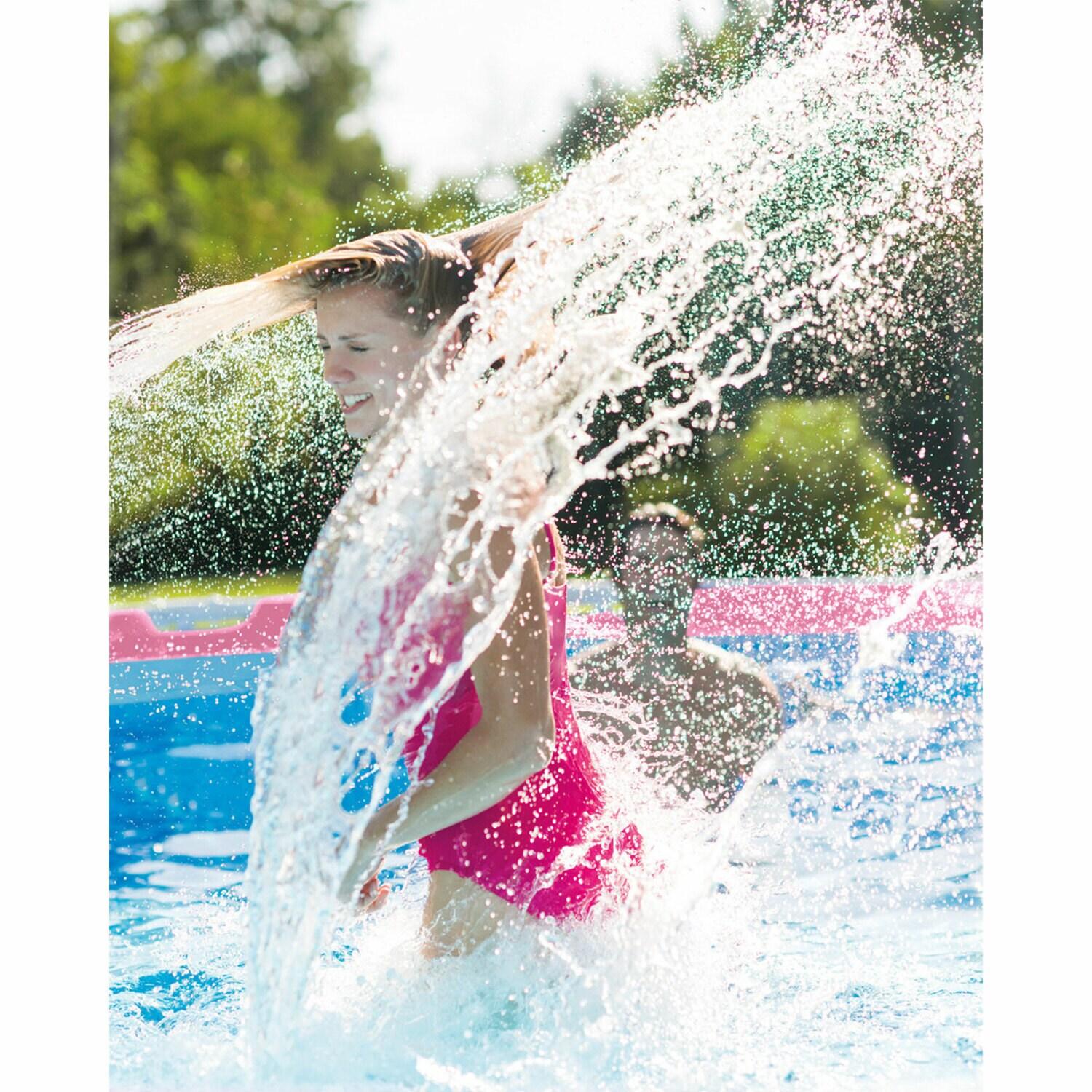 Intex Plastic Rectangle Frame Set Pool 23.62'' H x 59'' W x 86.62'' L
