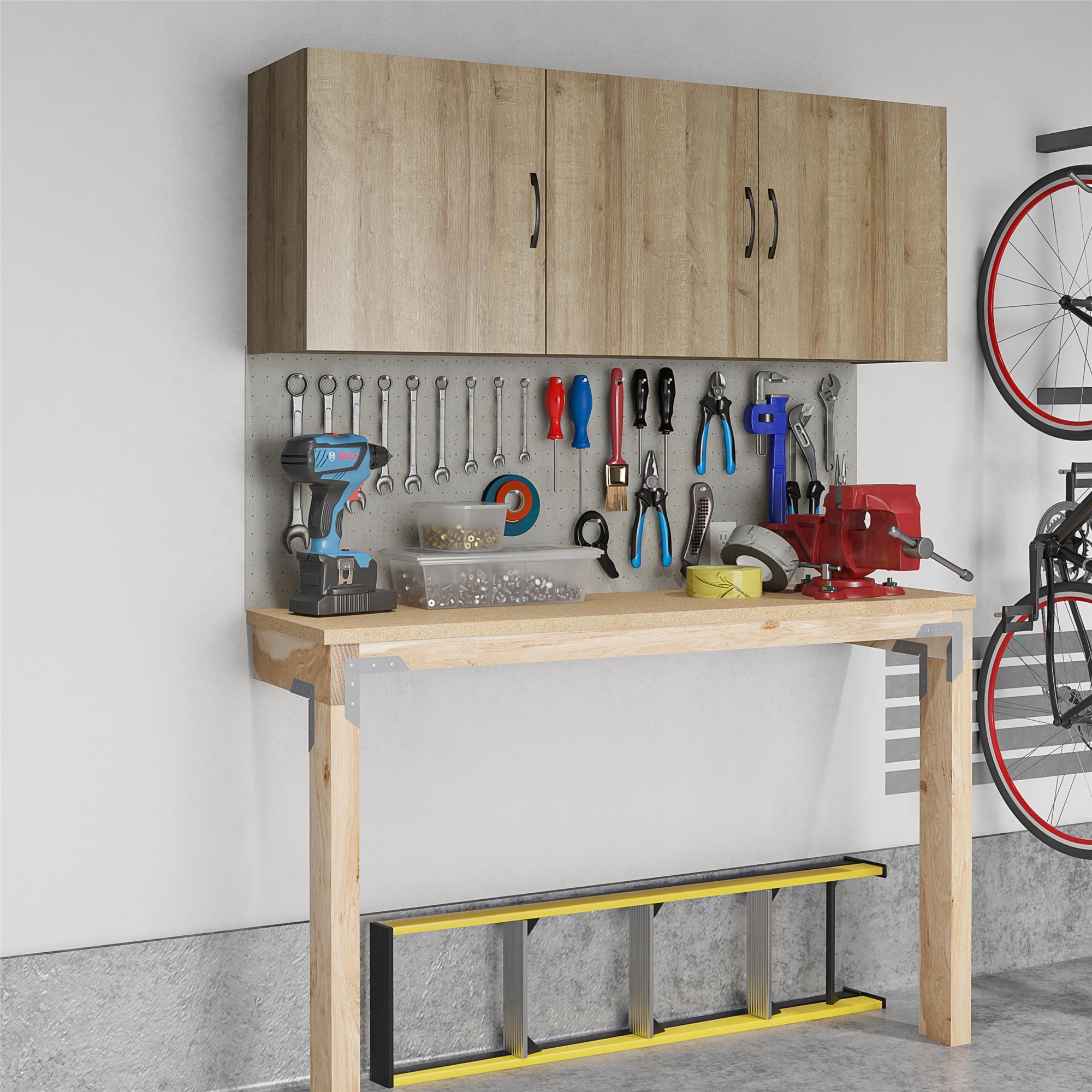 Systembuild Evolution Lory 54" Wall Cabinet, Natural