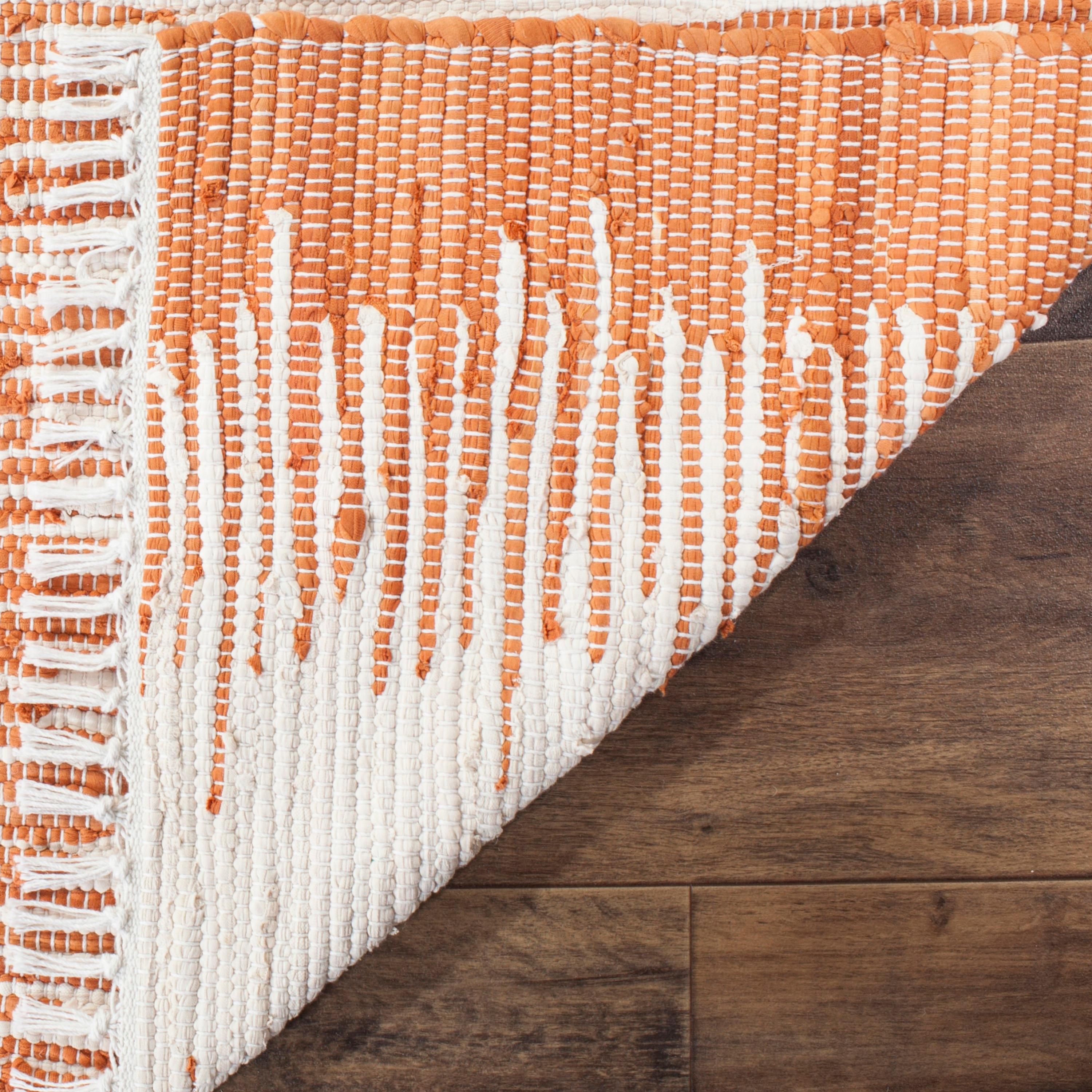 Montauk MTK751 Hand Woven Indoor Accent Rug - Orange - 4'x6' - Safavieh