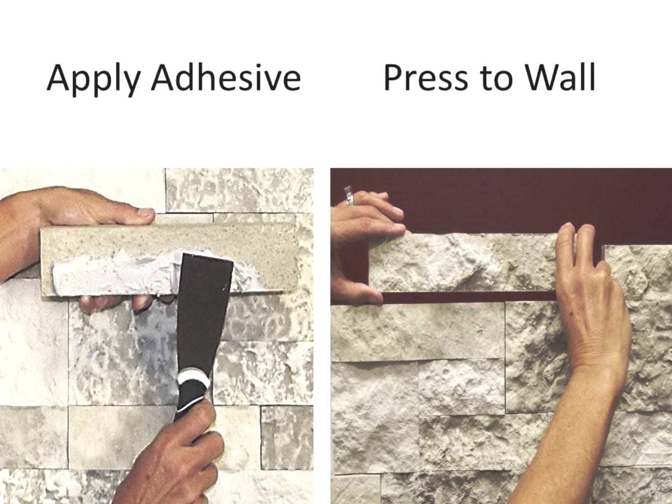 AirStone Primary Stones: Birch Bluff Color Blend, Manufactured Stone Wall Covering, Indoor & Outdoor Home Décor