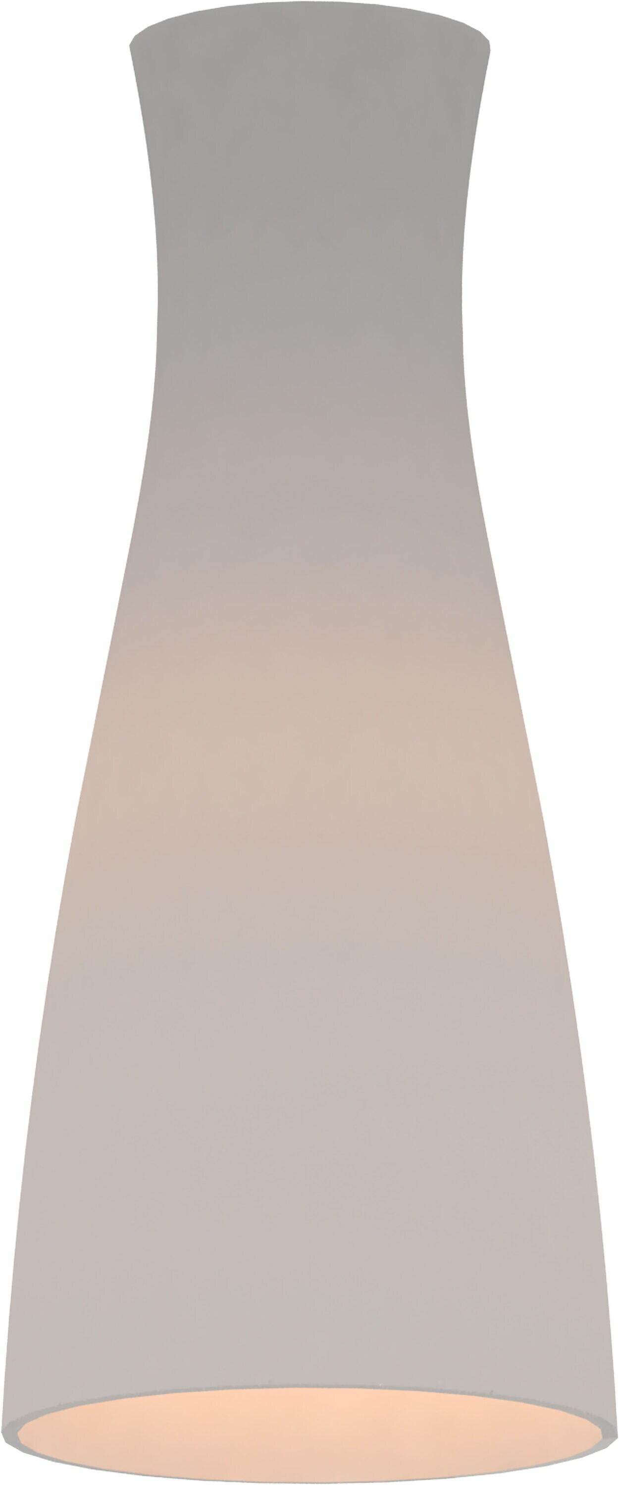 Volume Lighting 1 - Light Brushed Nickel Single Pendant