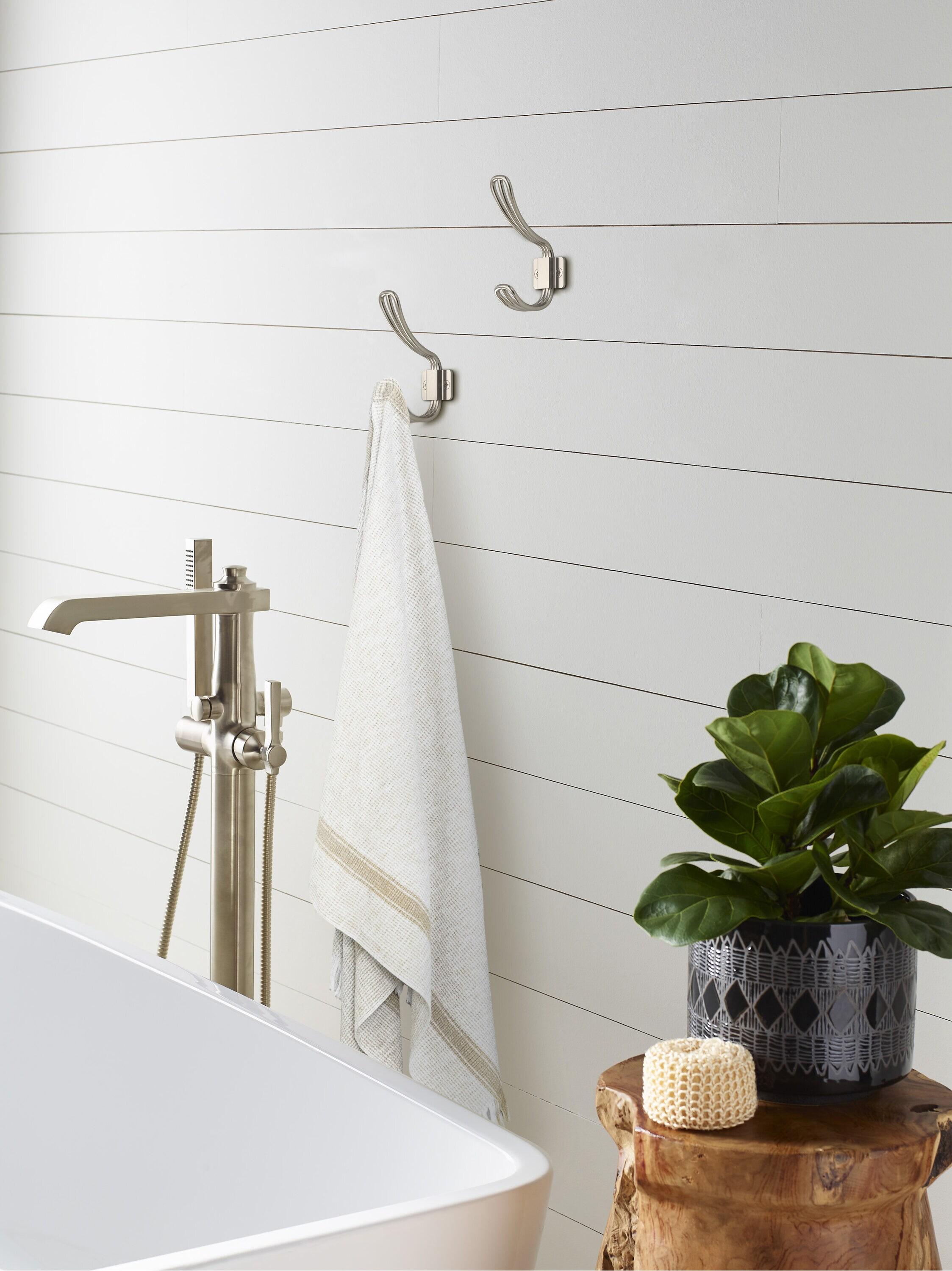 Vinland Transitional Double Prong Decorative Wall Hook