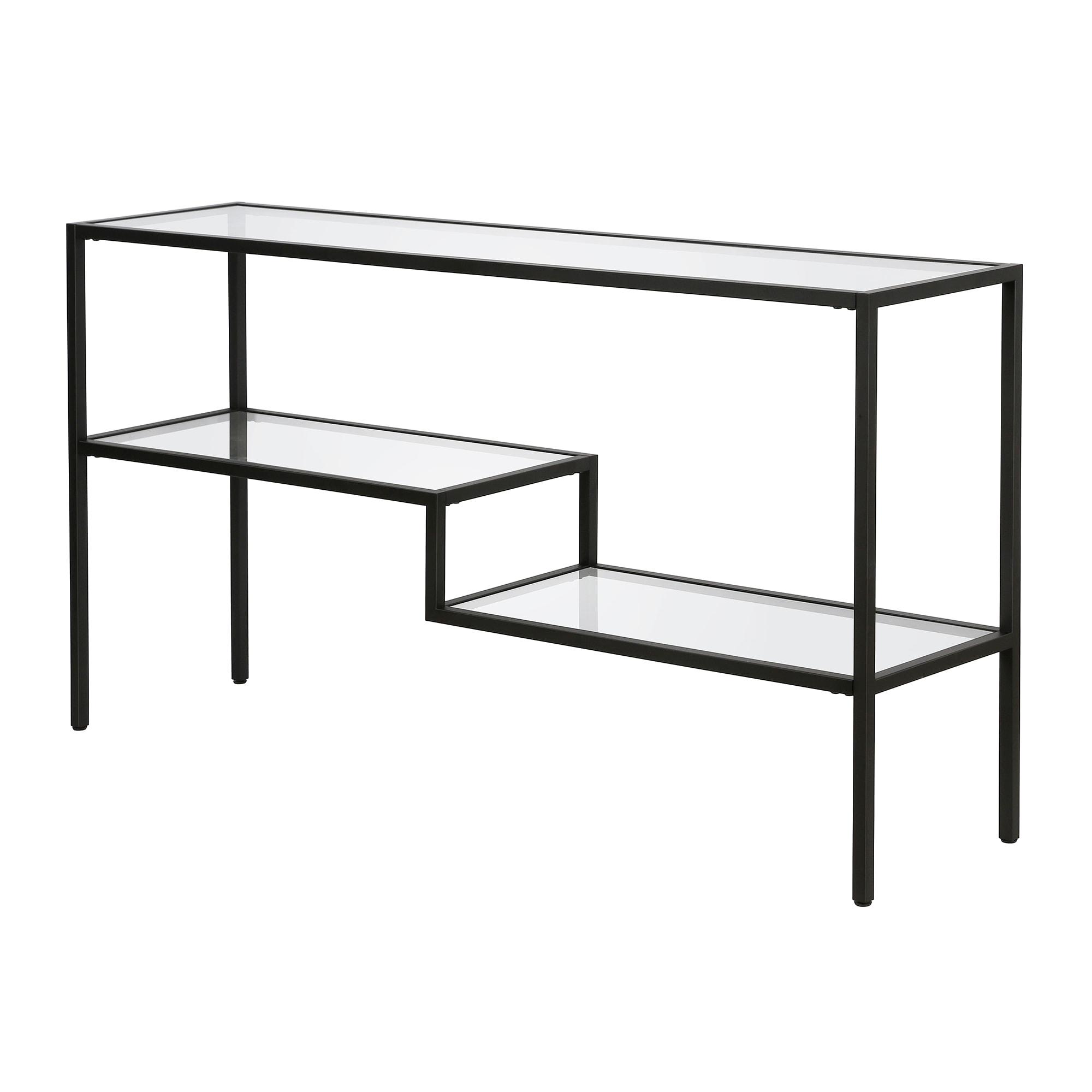 Lovett Glass Top Console Table