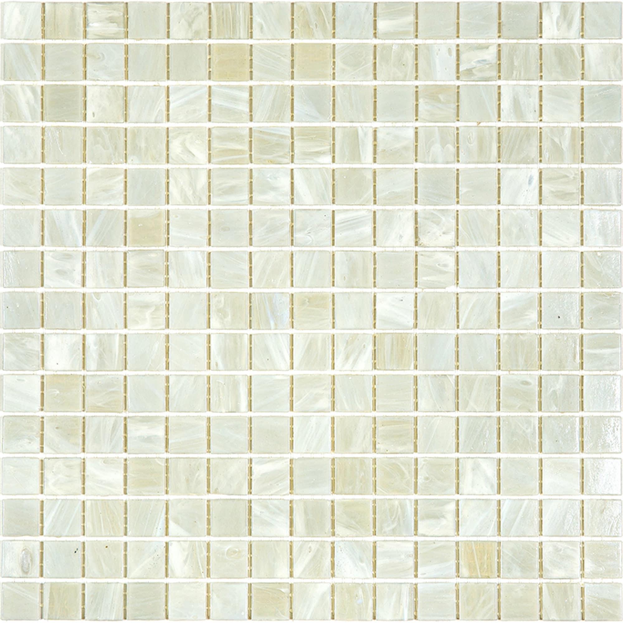 Celestial 0.8" x 0.8" Glass Grid Mosaic Wall & Floor Tile