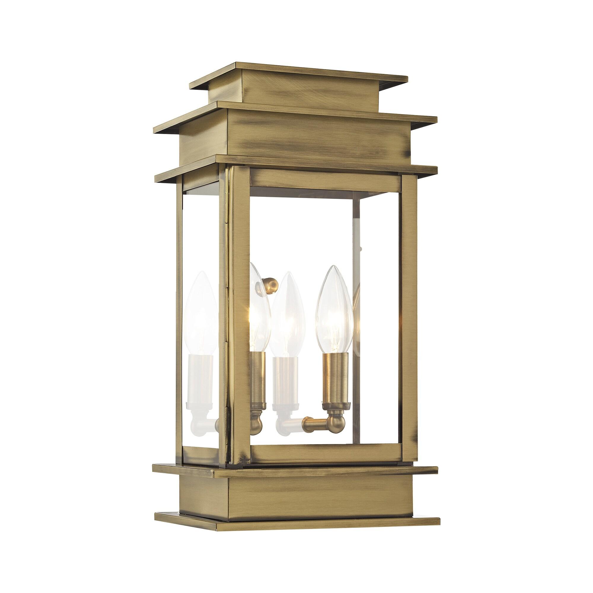 Livex Lighting Princeton 2 - Light Wall Light in  Antique Brass