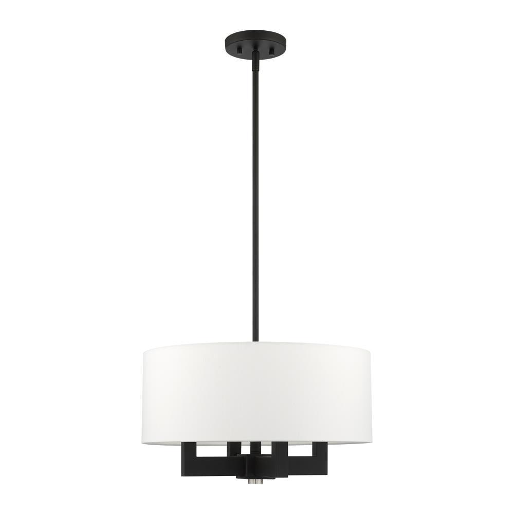 Livex Lighting Cresthaven 4 - Light Chandelier in  Black