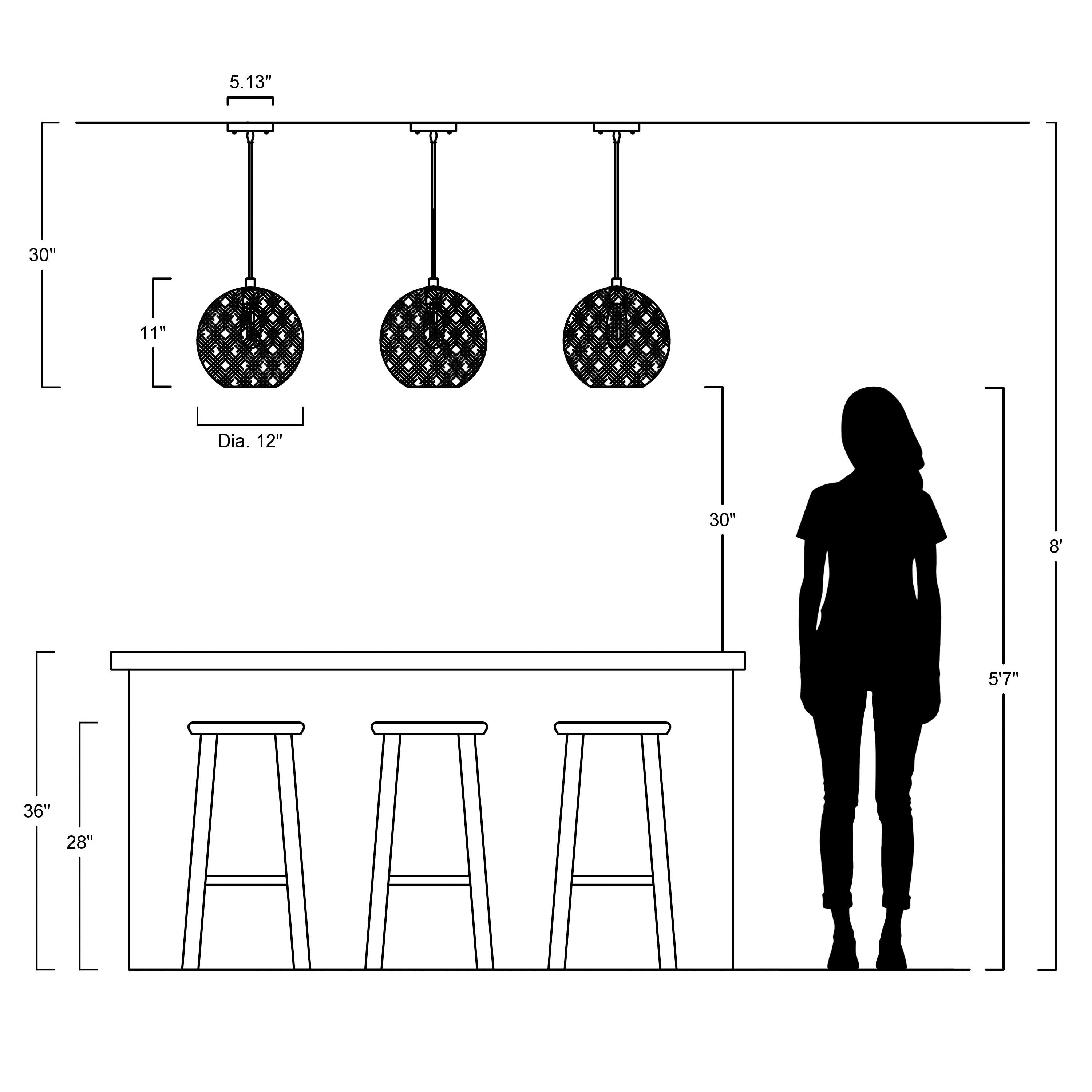 Isla Jade 12" Lacey Bohemian Minimalist Iron/Rope Woven Globe LED Pendant White/Black : 20x20 Inch Polyester, Machine Washable Cloth Napkins