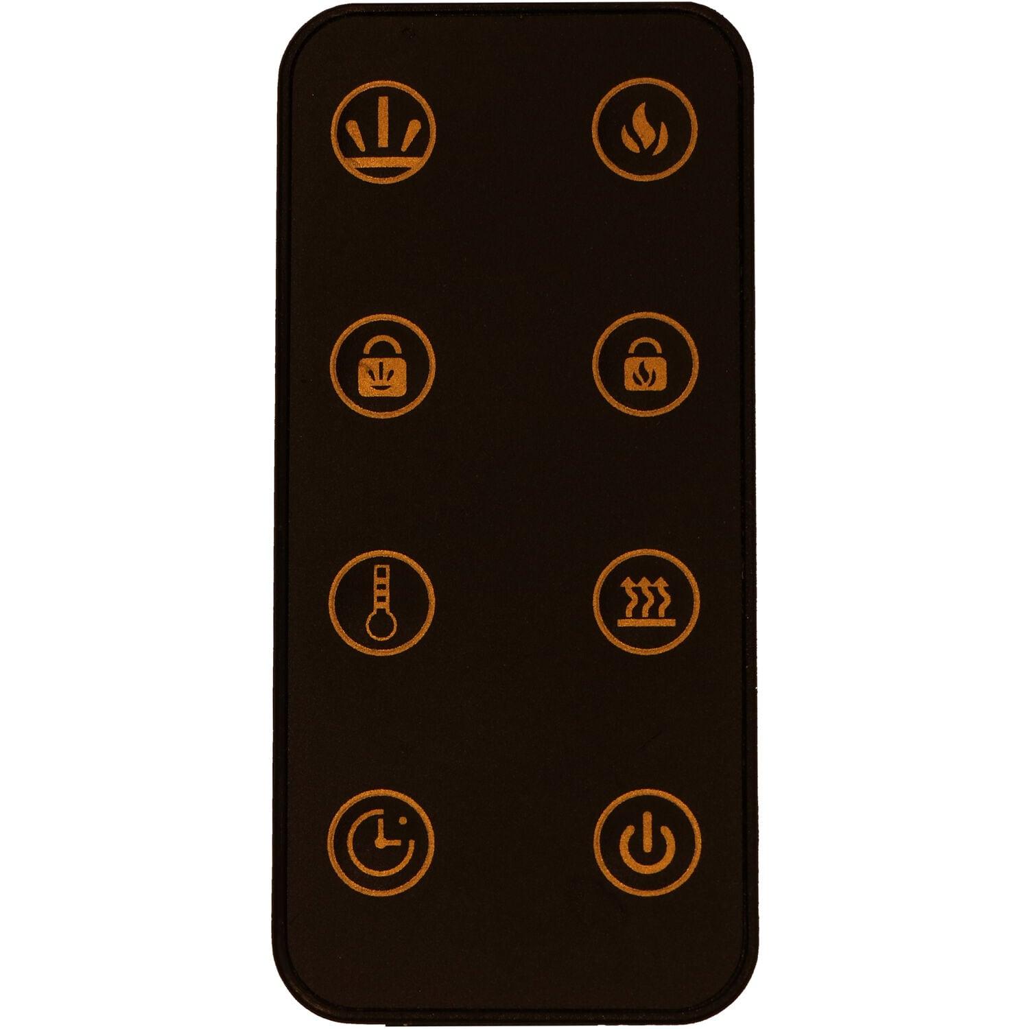 Cambridge Cambridge Wall Mount Electric Fireplace Heater with Remote Control for Indoor Use in Living Room, Bedroom, Home Office