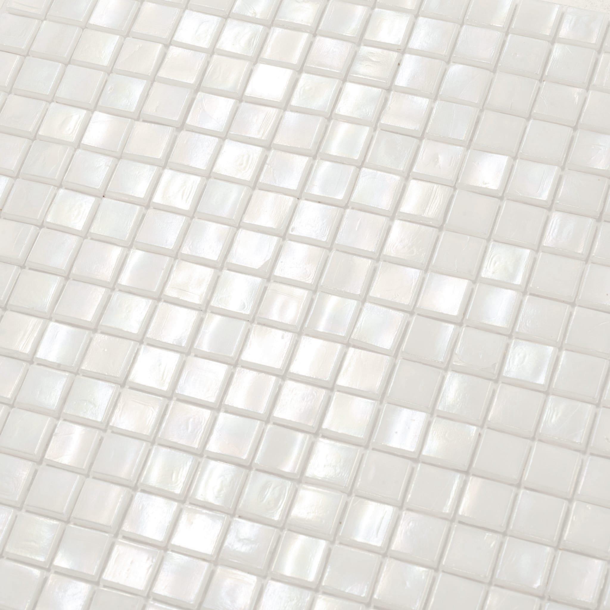 Skosh 0.6" x 0.6" Glass Grid Mosaic Wall & Floor Tile