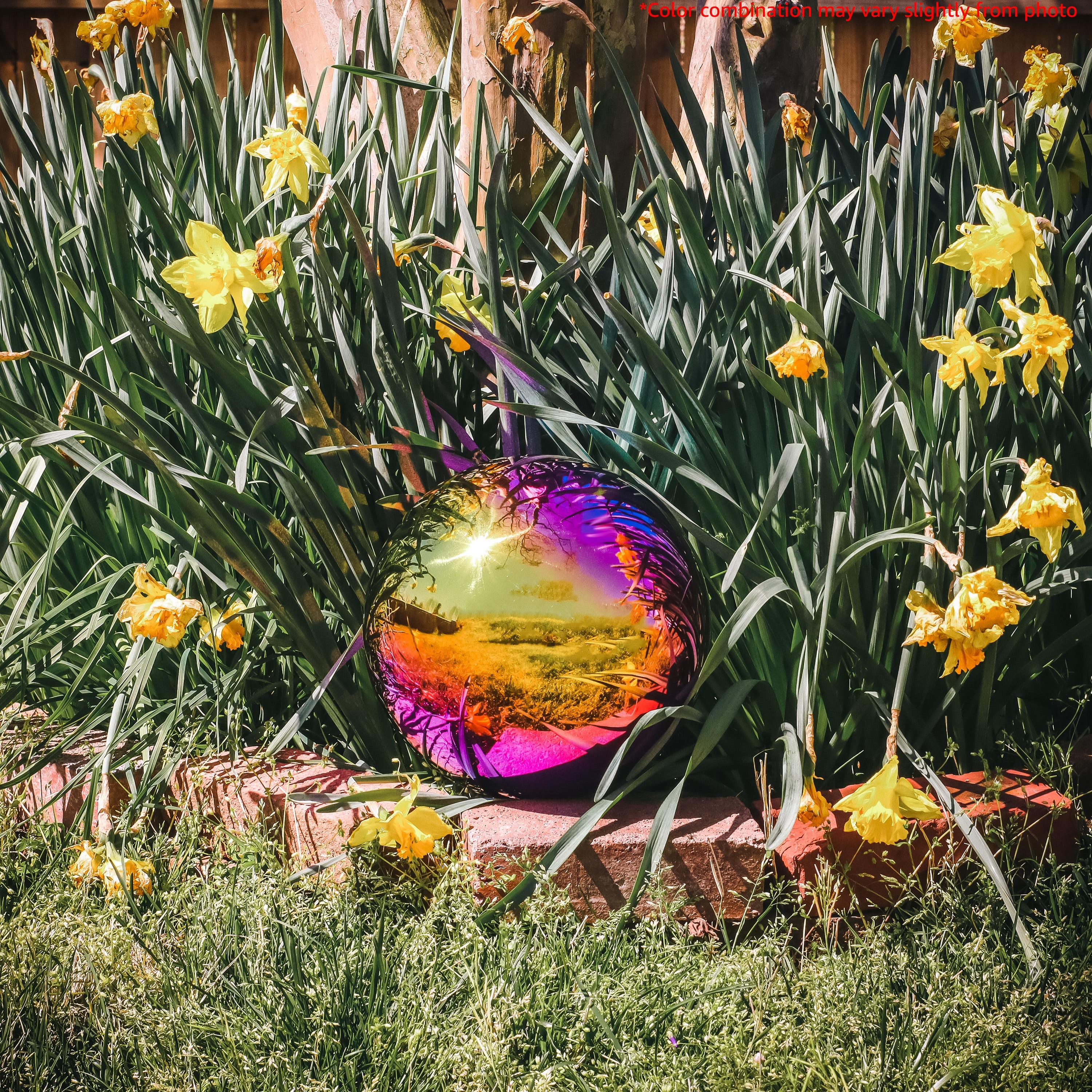The Holiday Aisle® Champlain Metal Abstract Gazing Ball