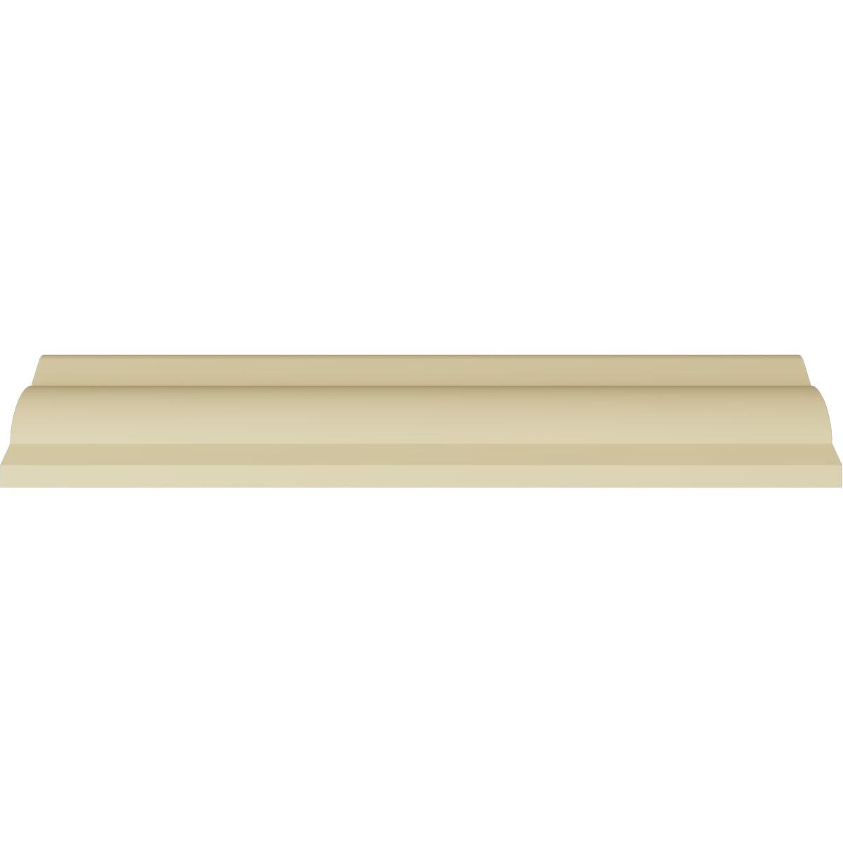 Ekena Millwork 3"H x 2 3/4"P x 4 1/8"F x 94 1/2"L, (1 3/8" Repeat), Egg and Dart Crown Moulding