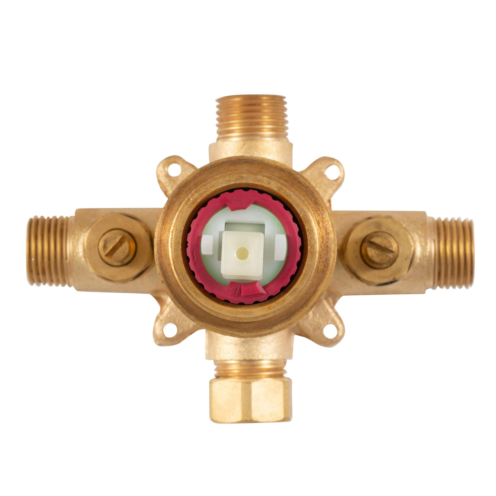 Tru-Temp Pressure Balanced Mixing Valve with Round Trim