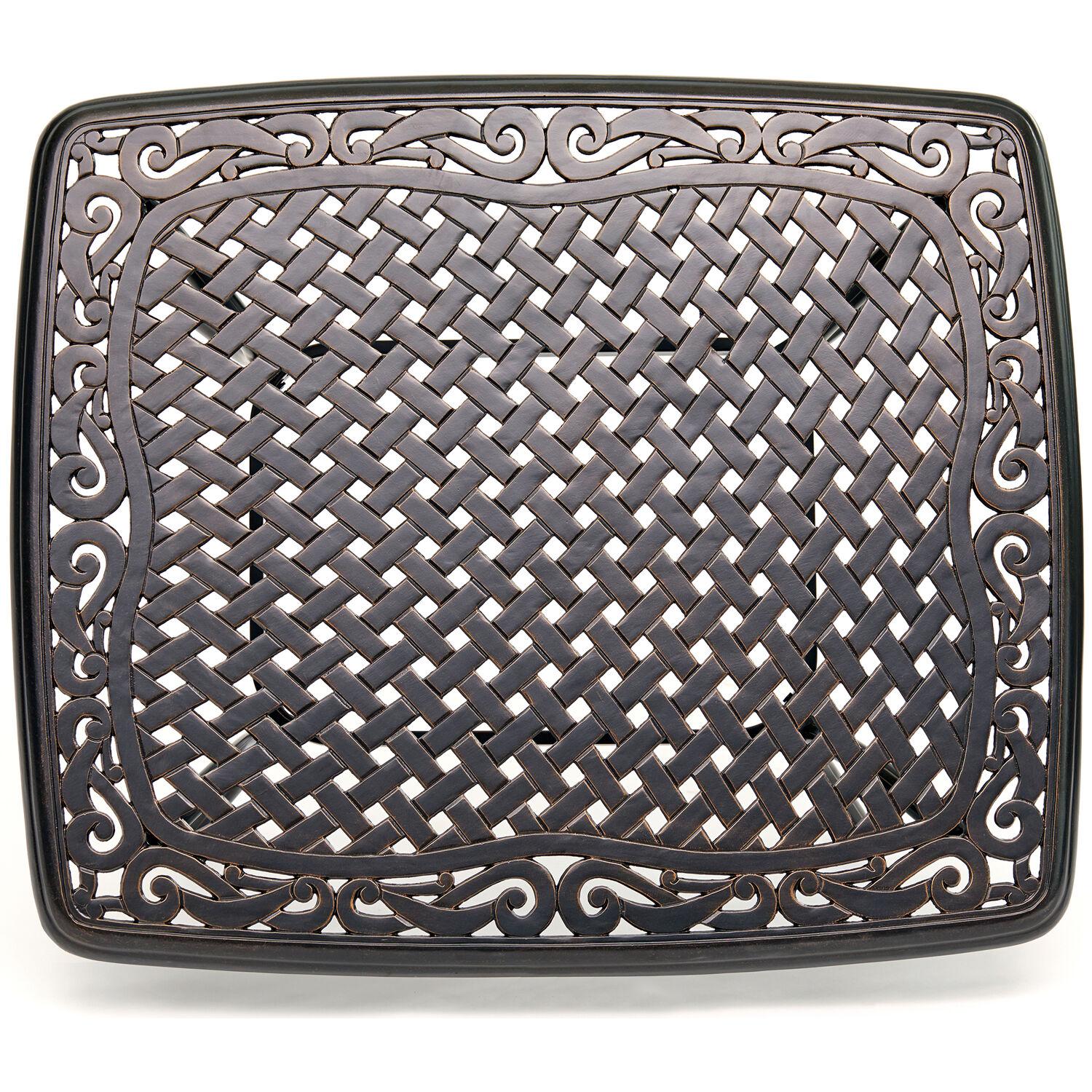 Traditions Rectangular Metal Outdoor Coffee Table