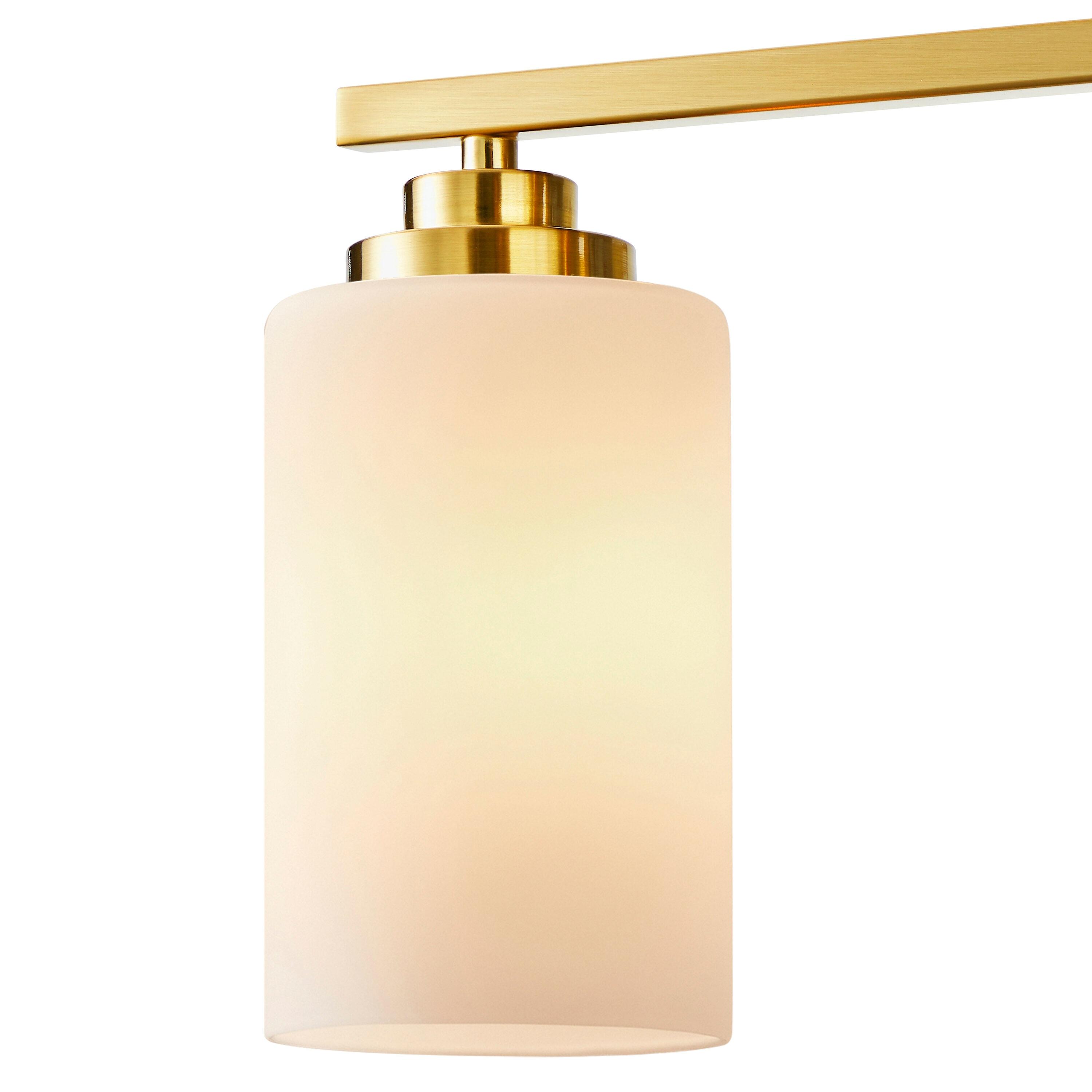 Vanity Light With Frosted White Glass