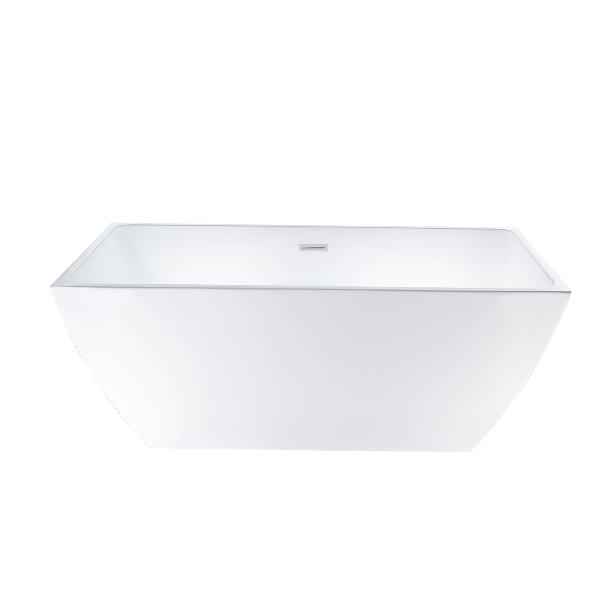 Lydia 59" x 30" Freestanding Soaking Bathtub