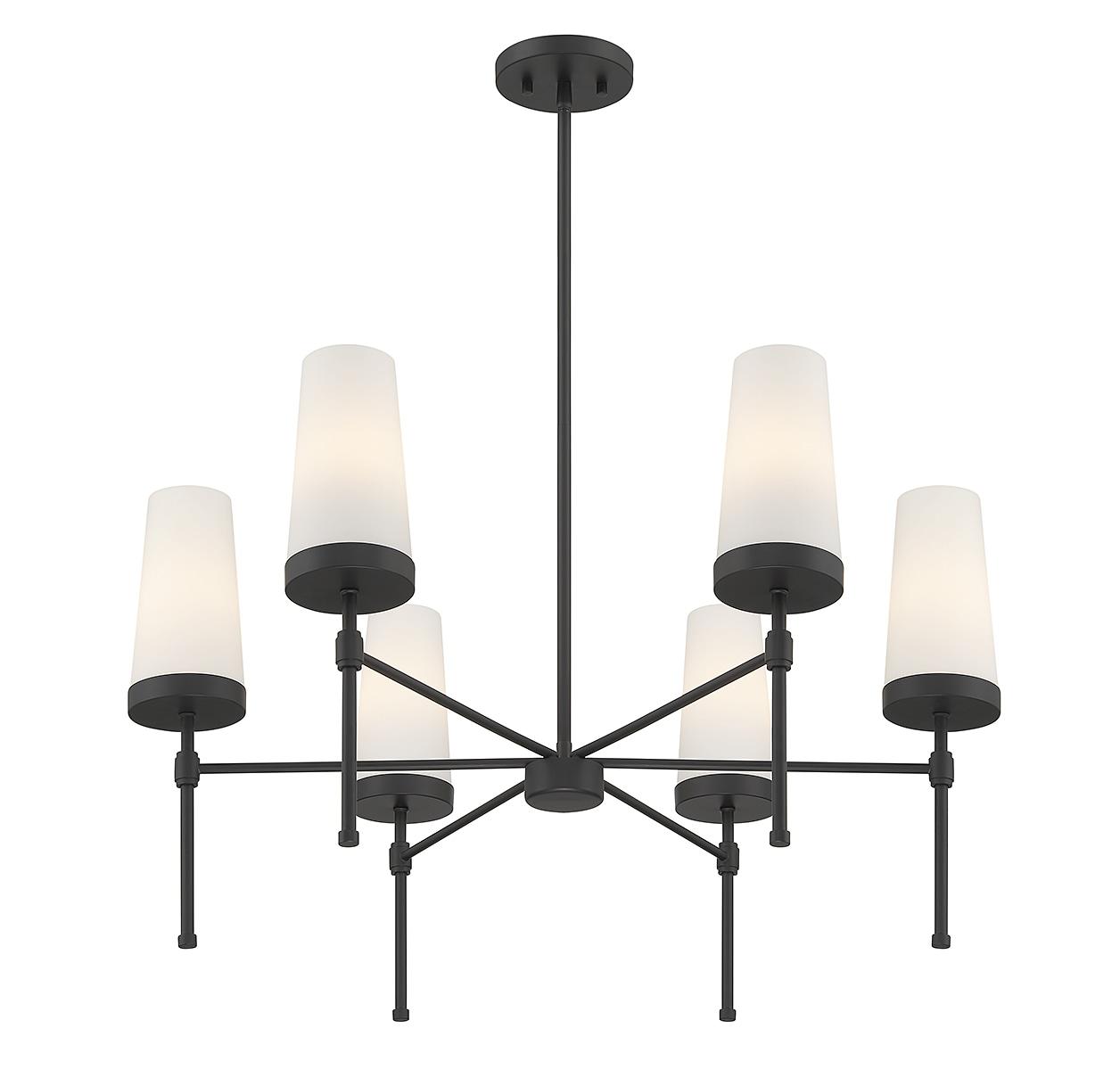 Savoy House Haynes 6 - Light Chandelier in  Matte Black