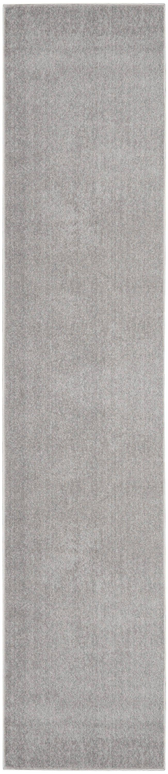 Nourison Essentials Easy Care Indoor Outdoor Area Rug - Silver Grey 2'2" x 16'