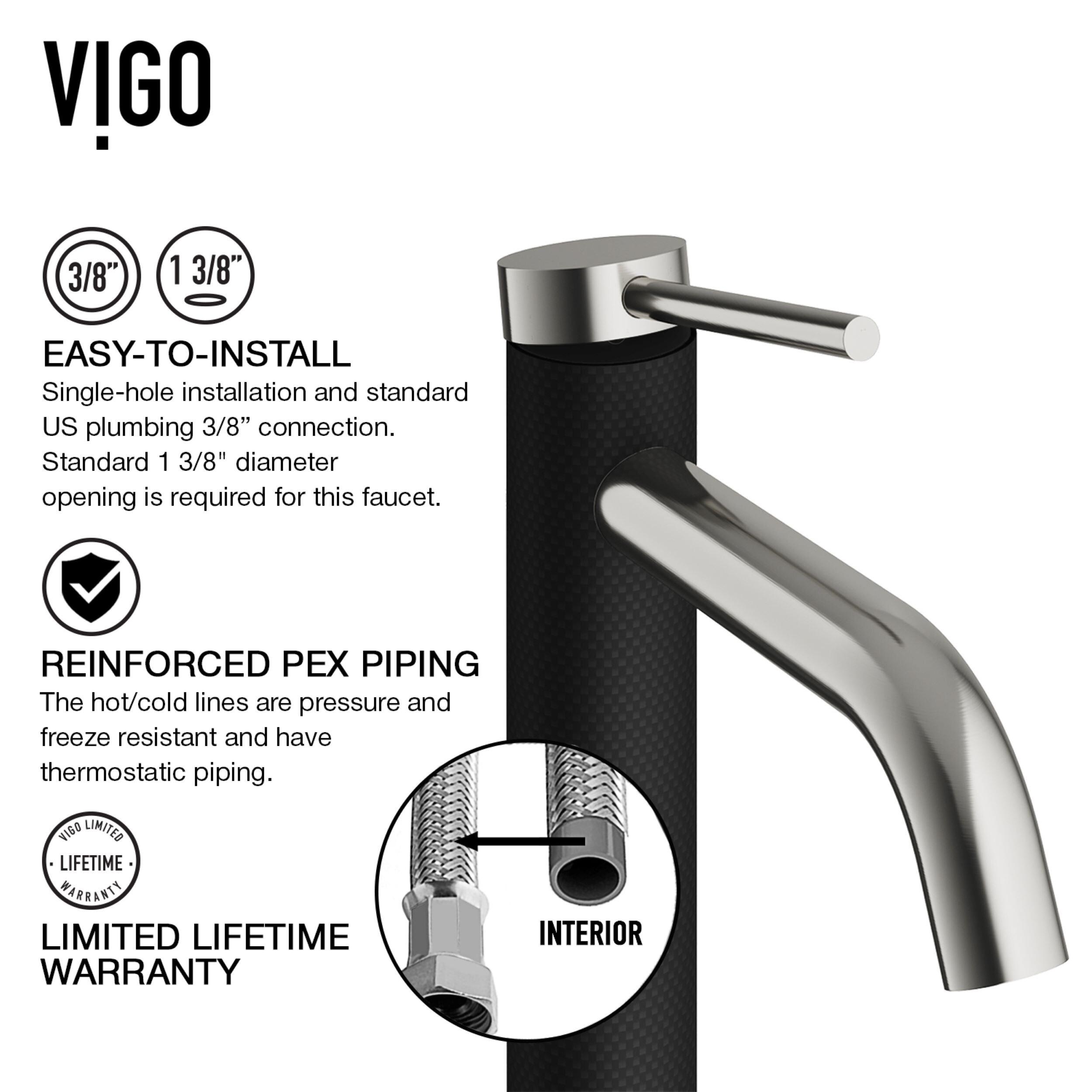 Madison 8" H Single Handle Single Hole Bathroom Faucet