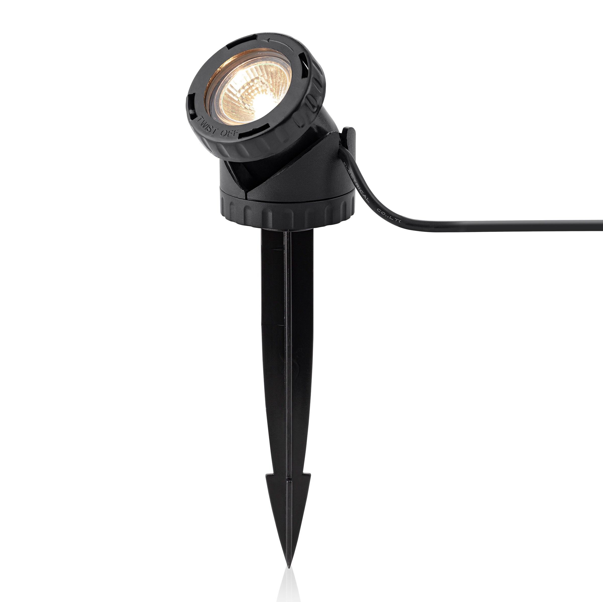 Black Cord Electric Integrated LED Spotlight