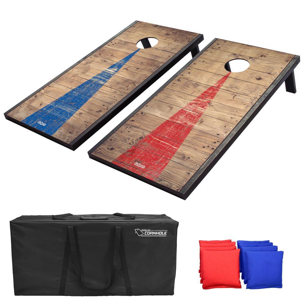 2' x 4' Rustic Decal Cornhole Board with Carrying Case