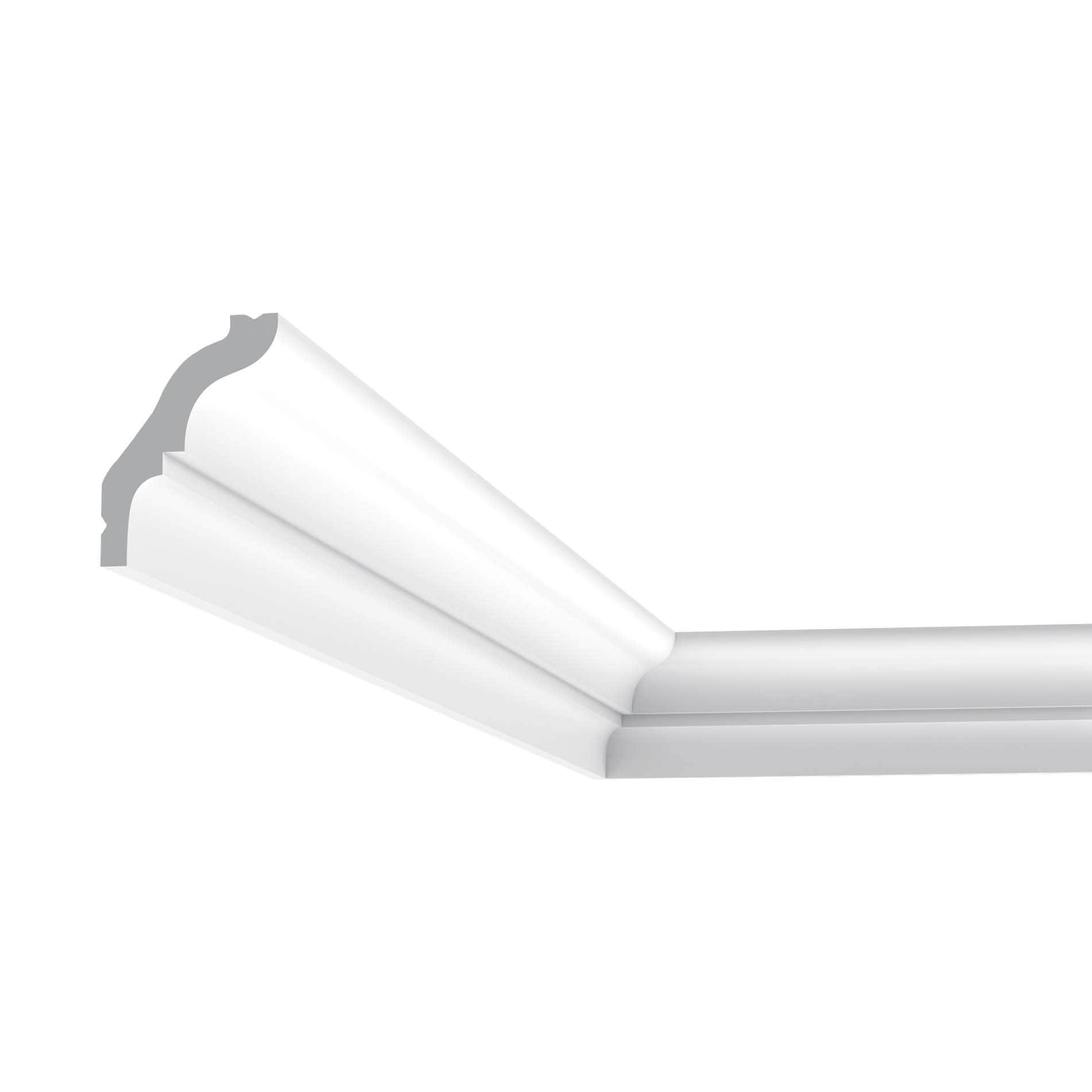 Orac Decor High Impact 1-9/16 in x 2-3/16 in x 78-3/4 in Crown (Set of 7)