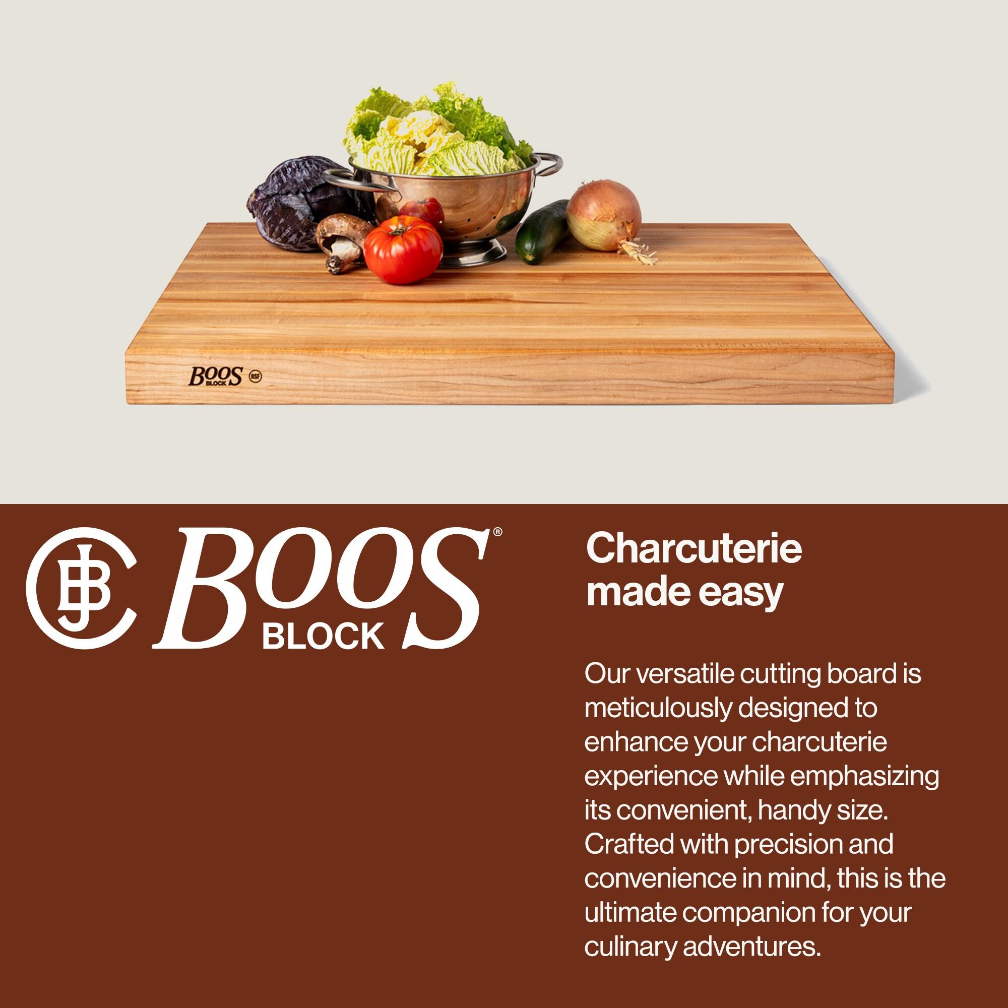 John Boos Wood Edge Grain Reversible Cutting Board