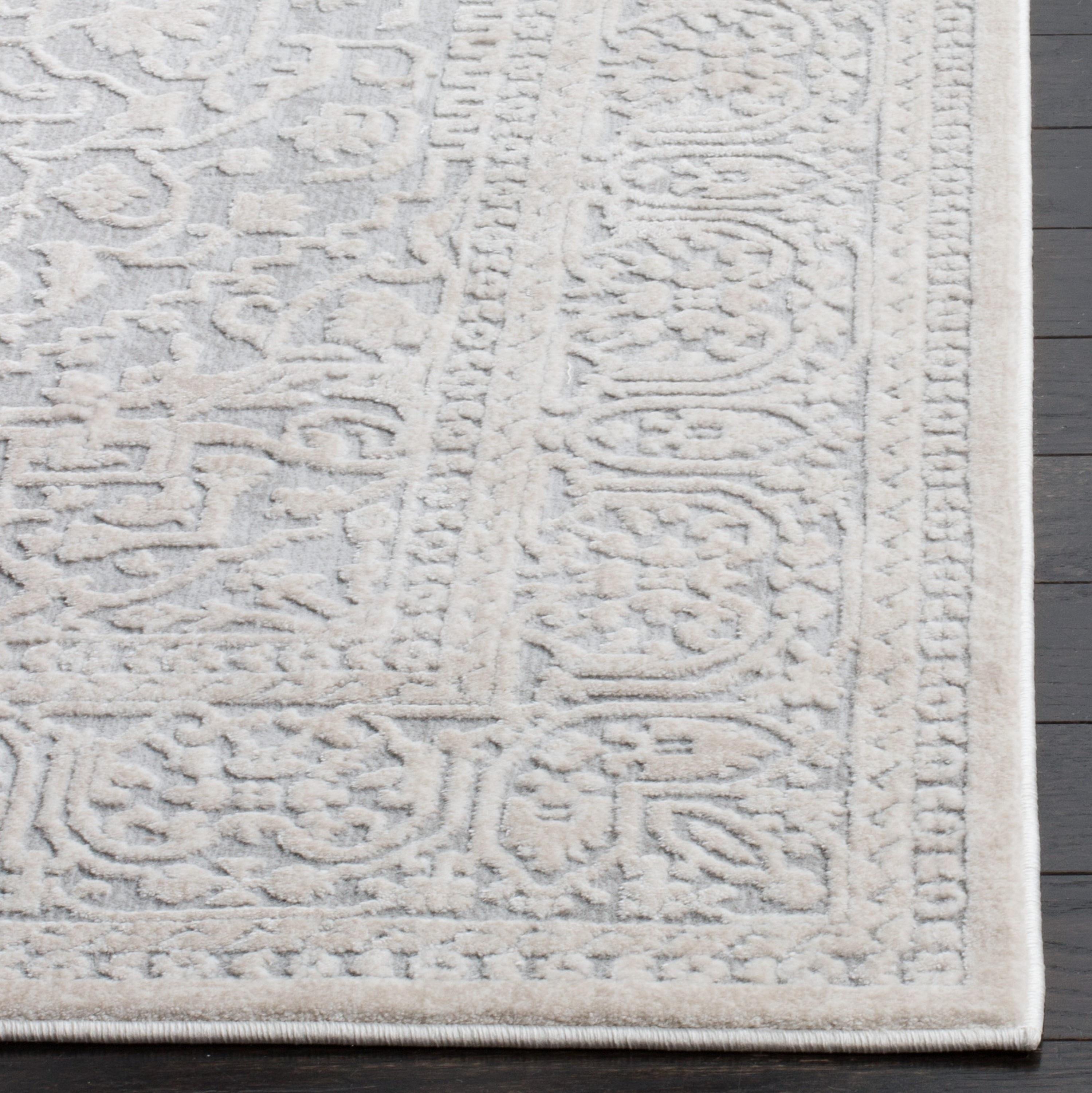 Reflection RFT670 Power Loomed Indoor Area Rug - Light Grey/Cream - 4'x6' - Safavieh.