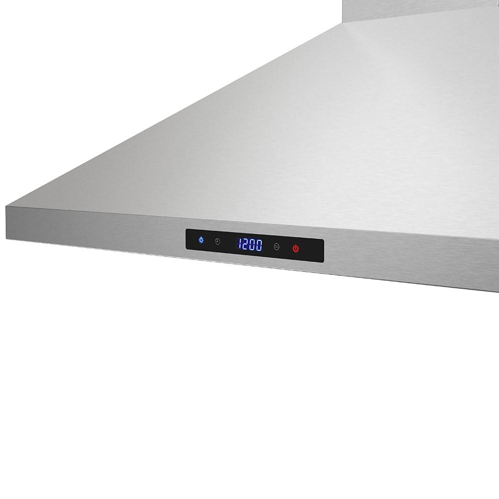 Streamline Francesco 30" 350 Cubic Feet Per Minute Ducted Wall Mount Range Hood with Baffle Filter and Light Included