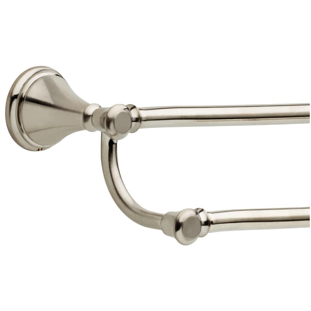 Cassidy 24 in. Wall Mount Double Towel Bar Bath Hardware Accessory