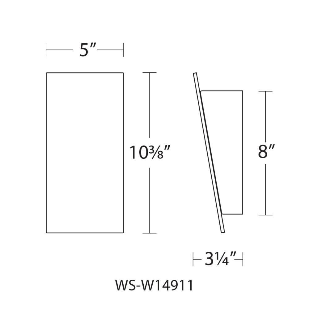 Slant LED Wall Light