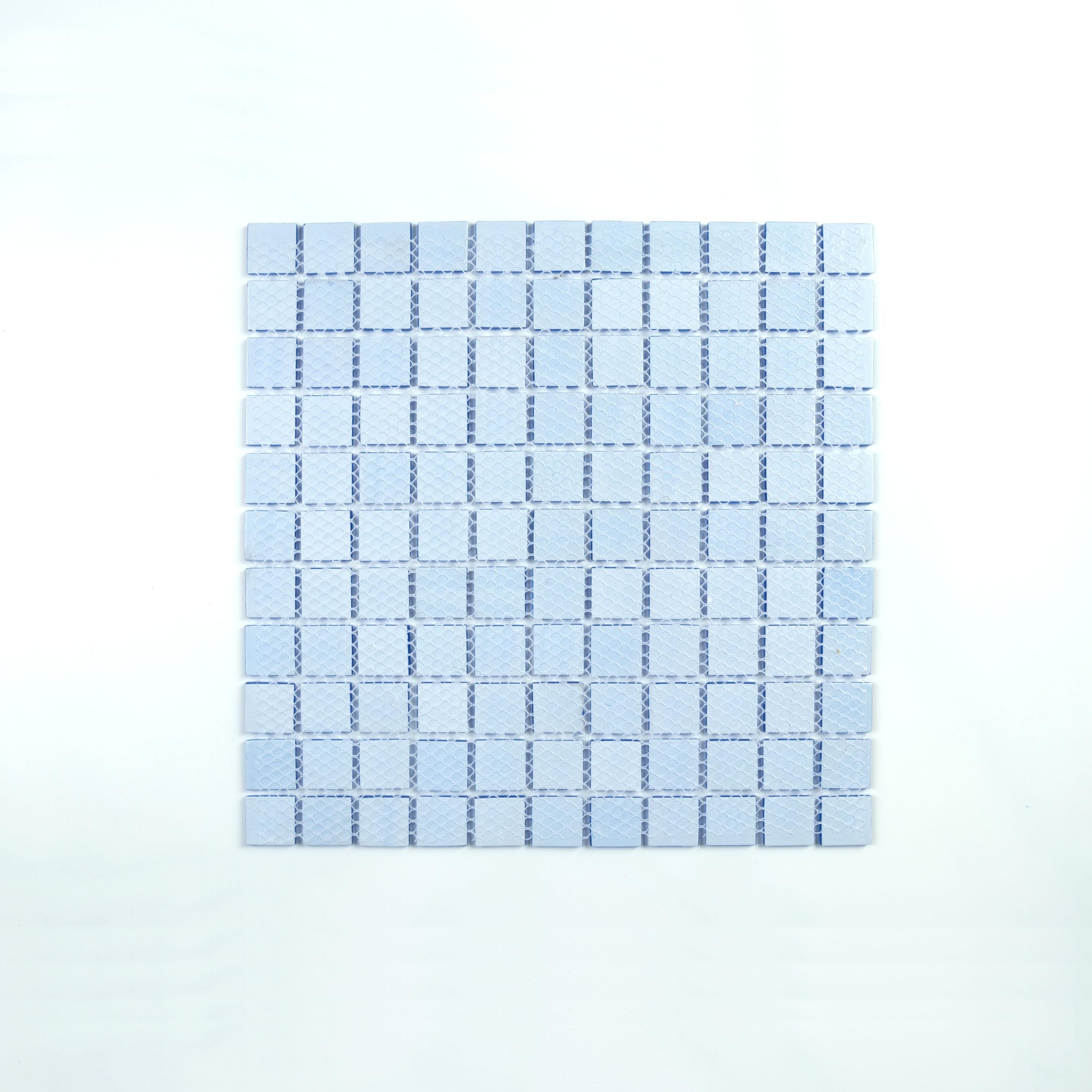 WS Tiles® 1" x 1" Straight Edge Glass Mosaic Tile