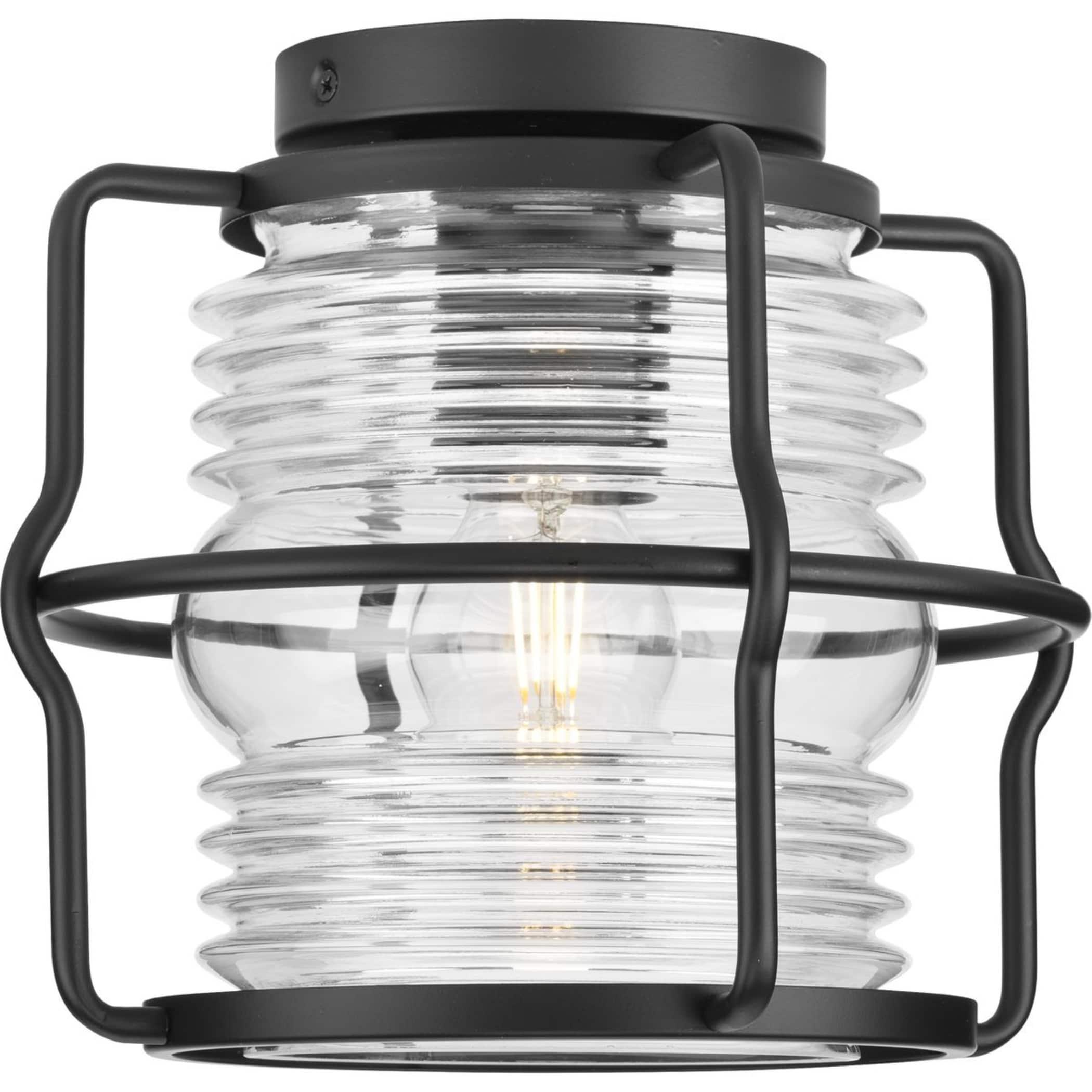 1 - Bulb Outdoor Flush Mount