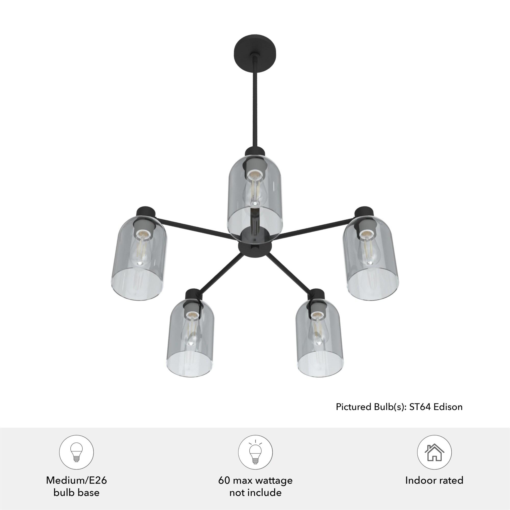 Lochemeade 5 - Light Unique / Statemen Cylinder Chandelier