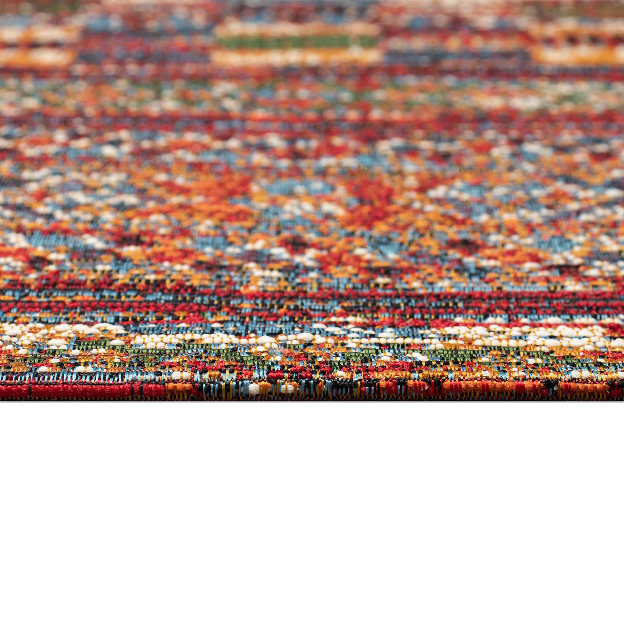 Liora Manne Marina Stripe Indoor/Outdoor Rug Red 6'6" x 9'4"