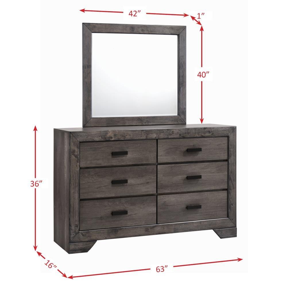 Picket House Furnishings Grayson 4 Piece King Panel Bedroom Set