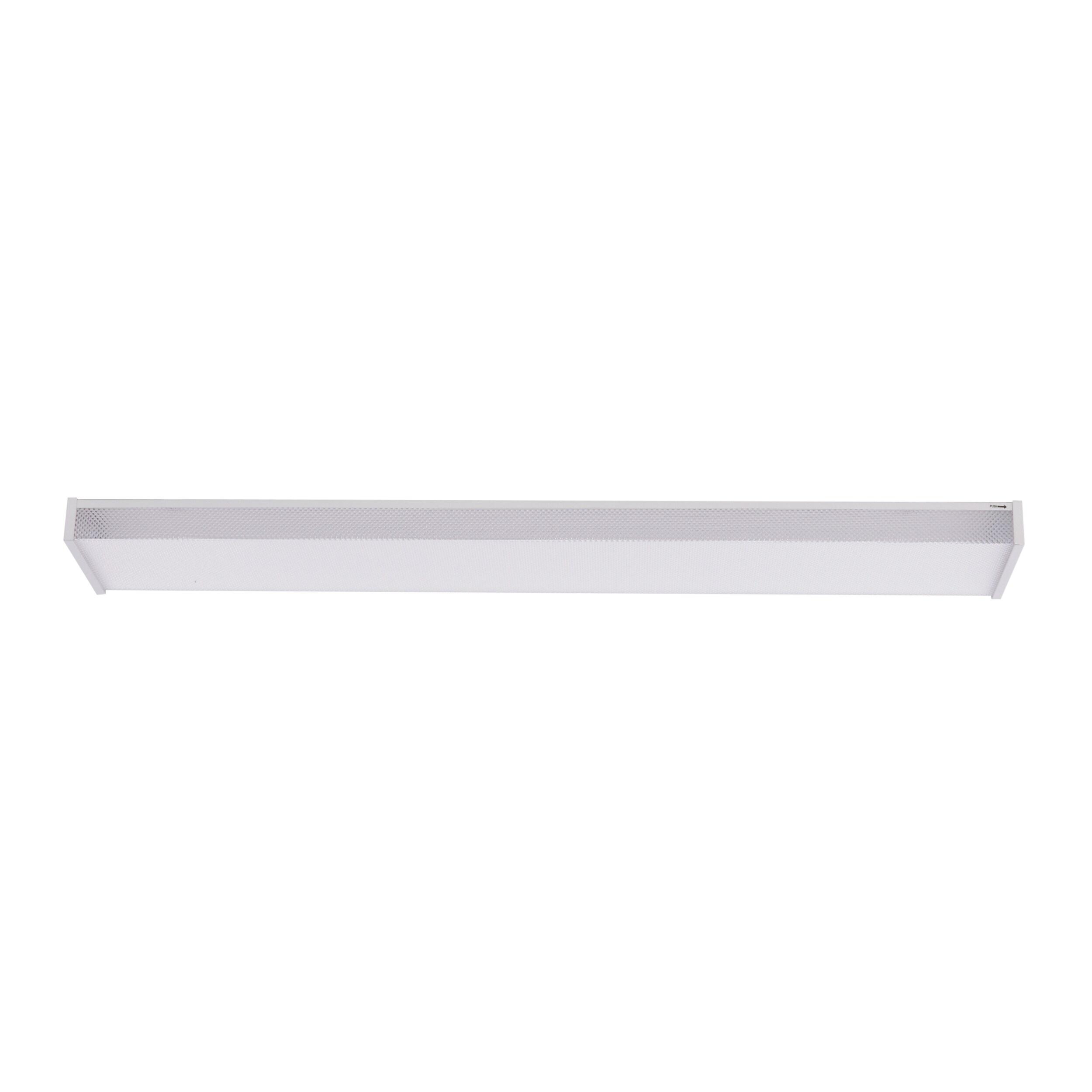 Maxim 57523 Ceiling Wrap 48" Wide Led Flush Mount Linear Ceiling Fixture - White