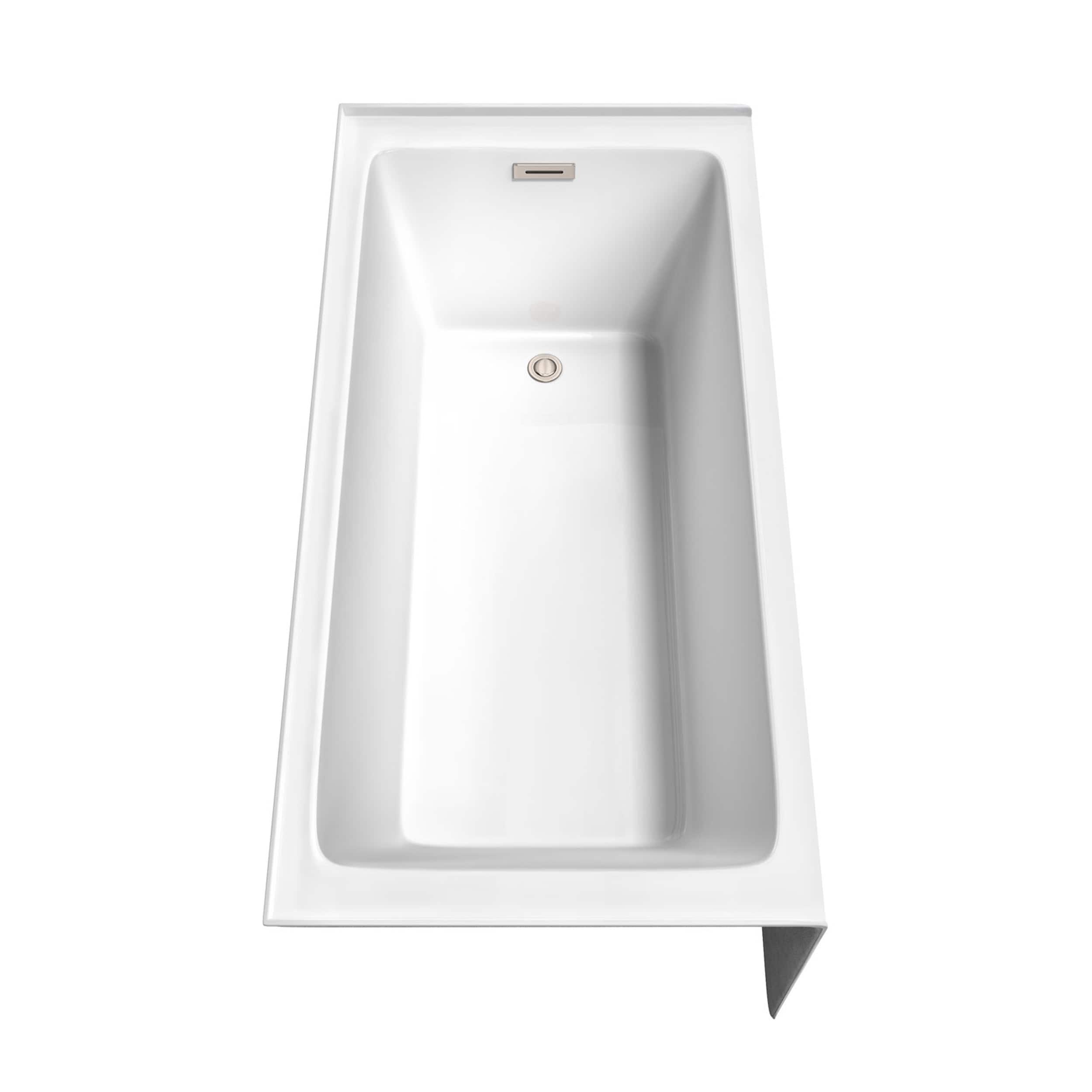 Grayley 60'' x 30'' Alcove Soaking Acrylic Bathtub