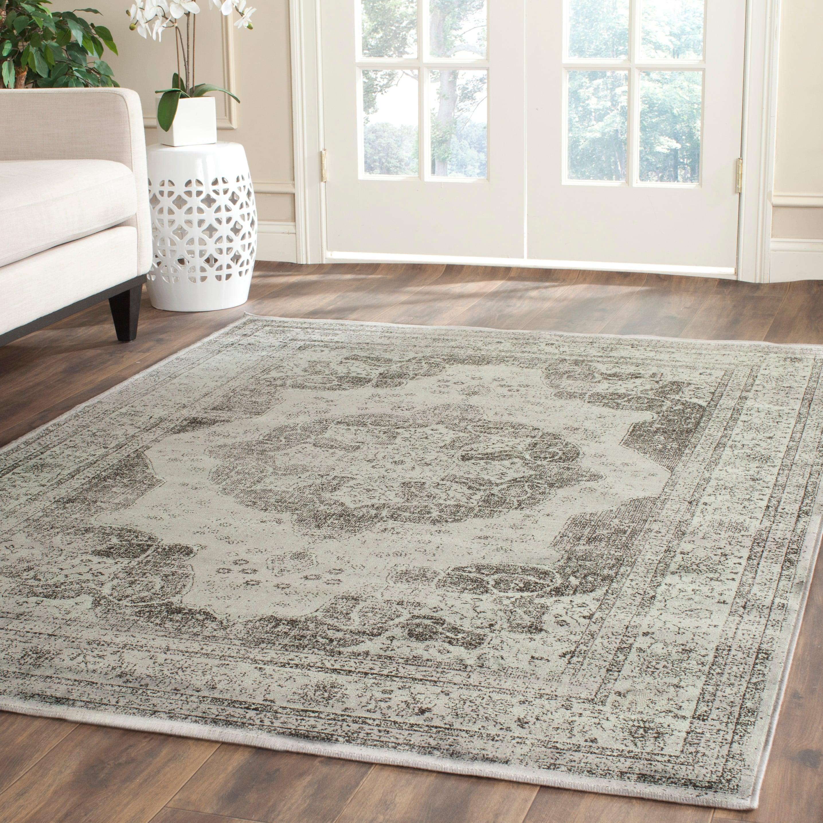 Vintage VTG158 Power Loomed Indoor Accent Rug - Grey/Multi - 2'7"x4' - Safavieh.