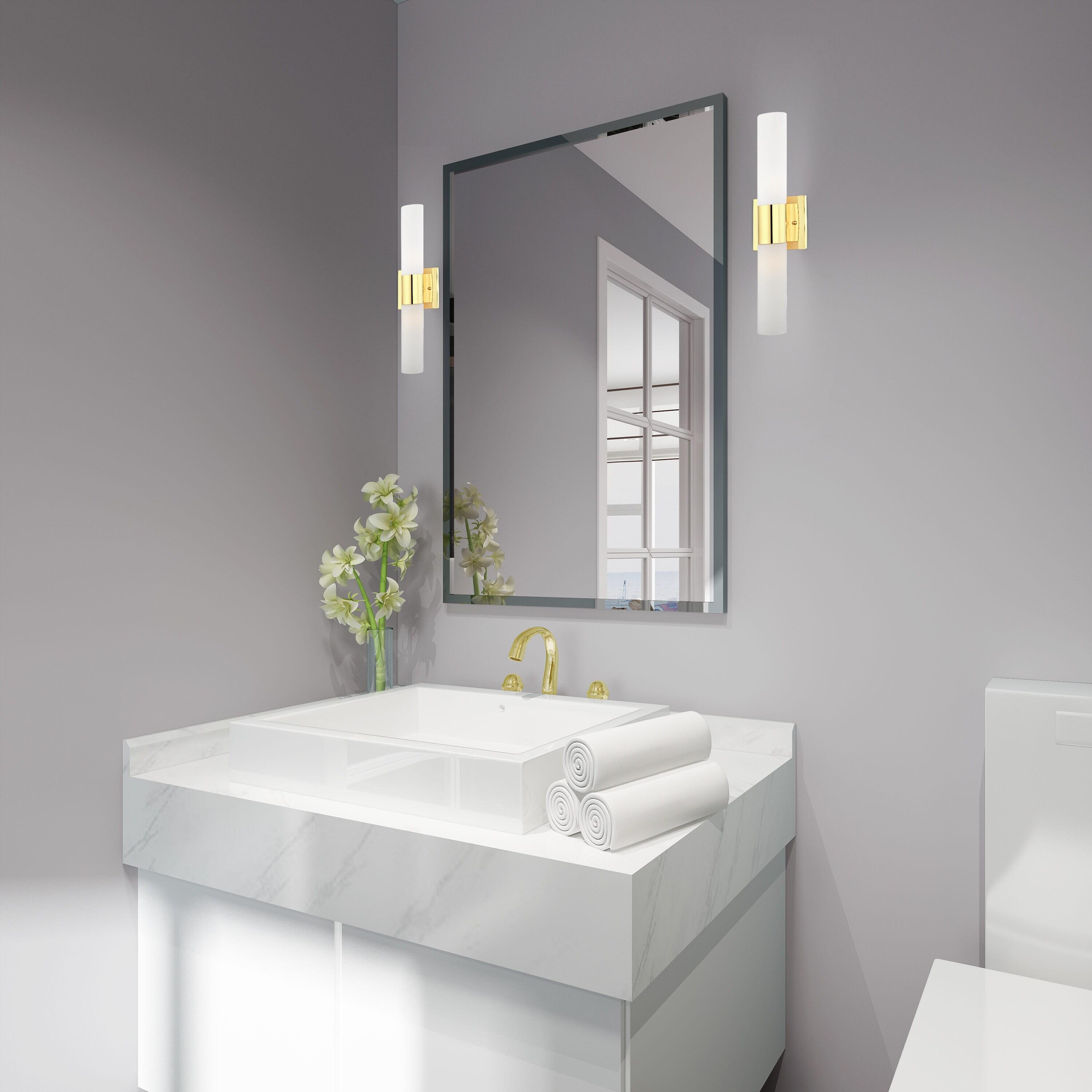 Livex Lighting Aero 2 - Light Vanity in  Polished Brass