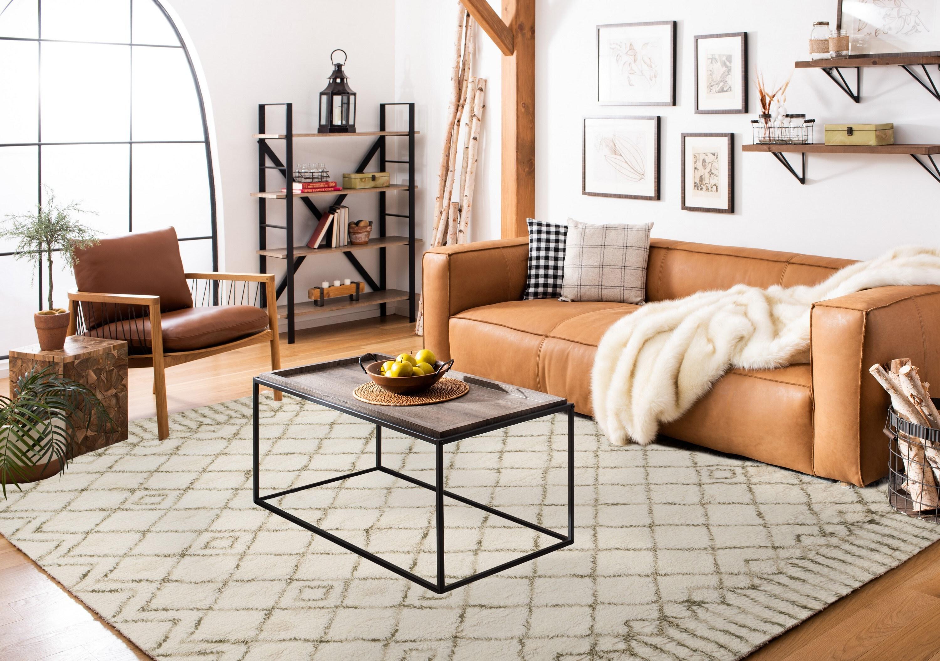 Casablanca CSB894 Hand Tufted Indoor Area Rug - Ivory/Green - 10'x14' - Safavieh