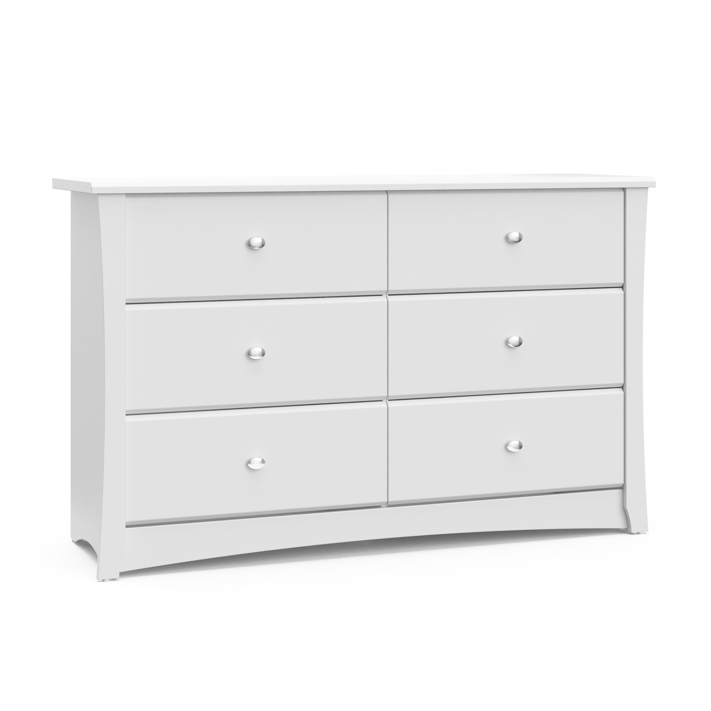 Crescent 6 Drawer Double Dresser