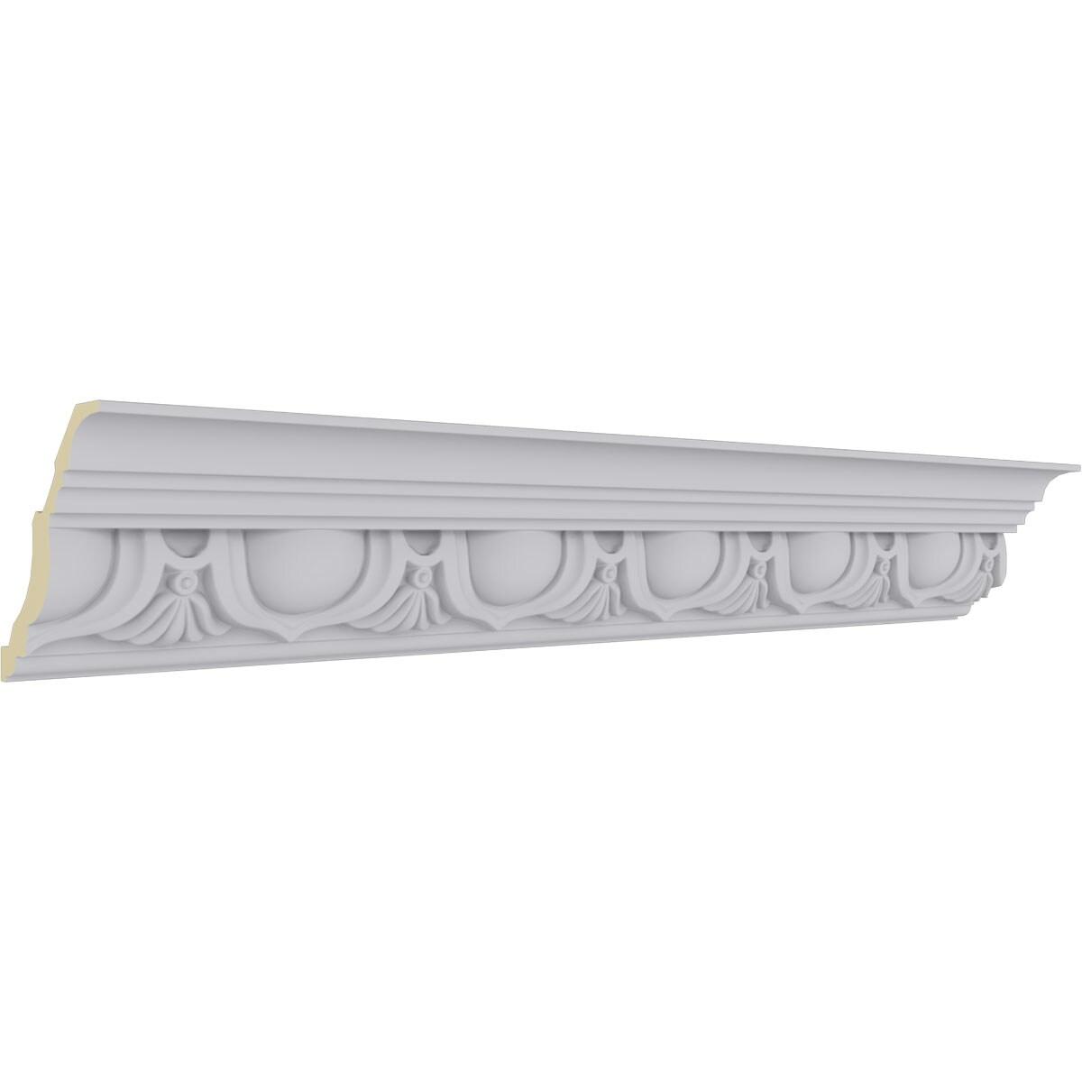 Ekena Millwork 5 5/8"H x 5 1/4"P x 7 5/8"F x 94 1/2"L, (6" Repeat), Artis Crown Moulding