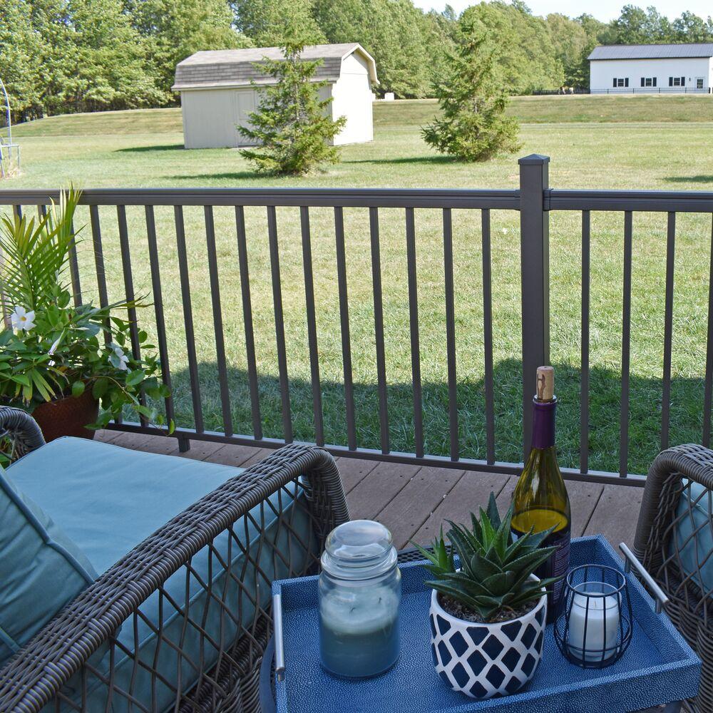 Barrette Outdoor Living VersaRail Winchester Barrette Outdoor Living Aluminum for Rail