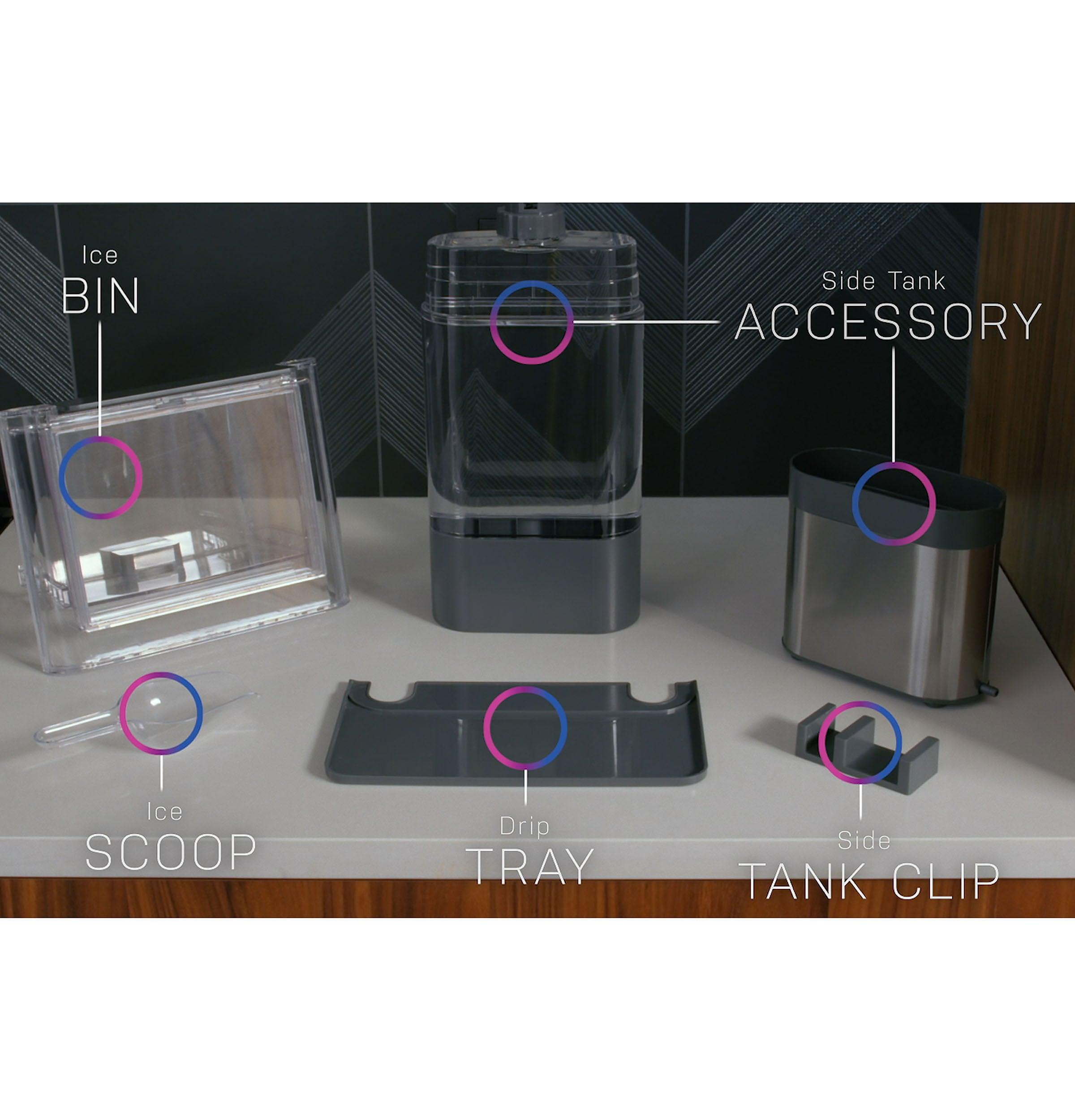 GE Profile Opal 2.0 Ultra Nugget Ice Maker in Stainless Steel